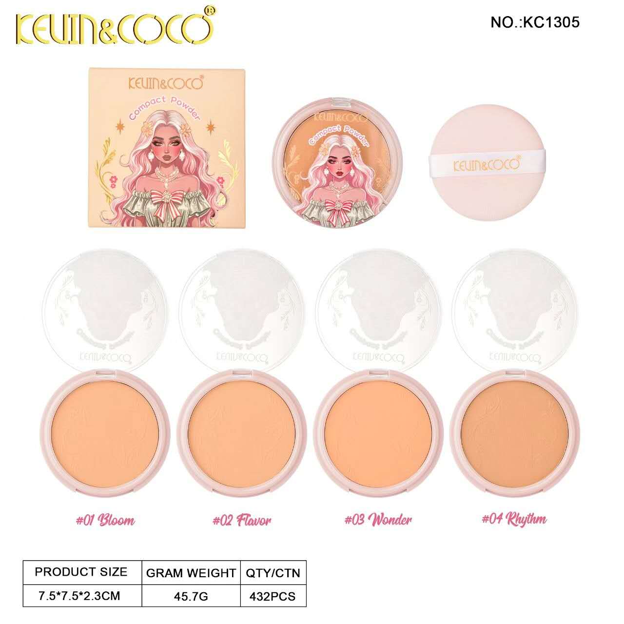 Magic Spark Silky Powder Cake Display-24PCS(KC1305)