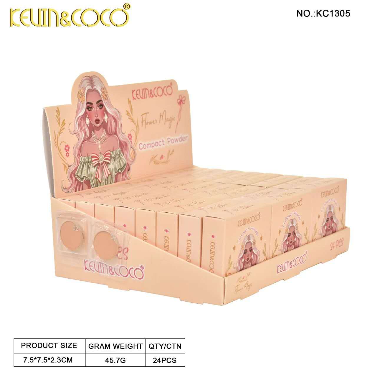 Magic Spark Silky Powder Cake Display-24PCS(KC1305)