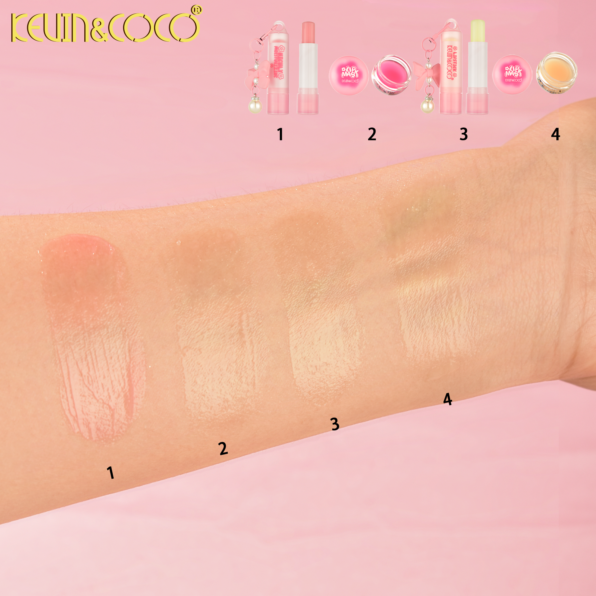 Blooming Sweetheart Lip Mask Set  Display-12PCS(KC1227)