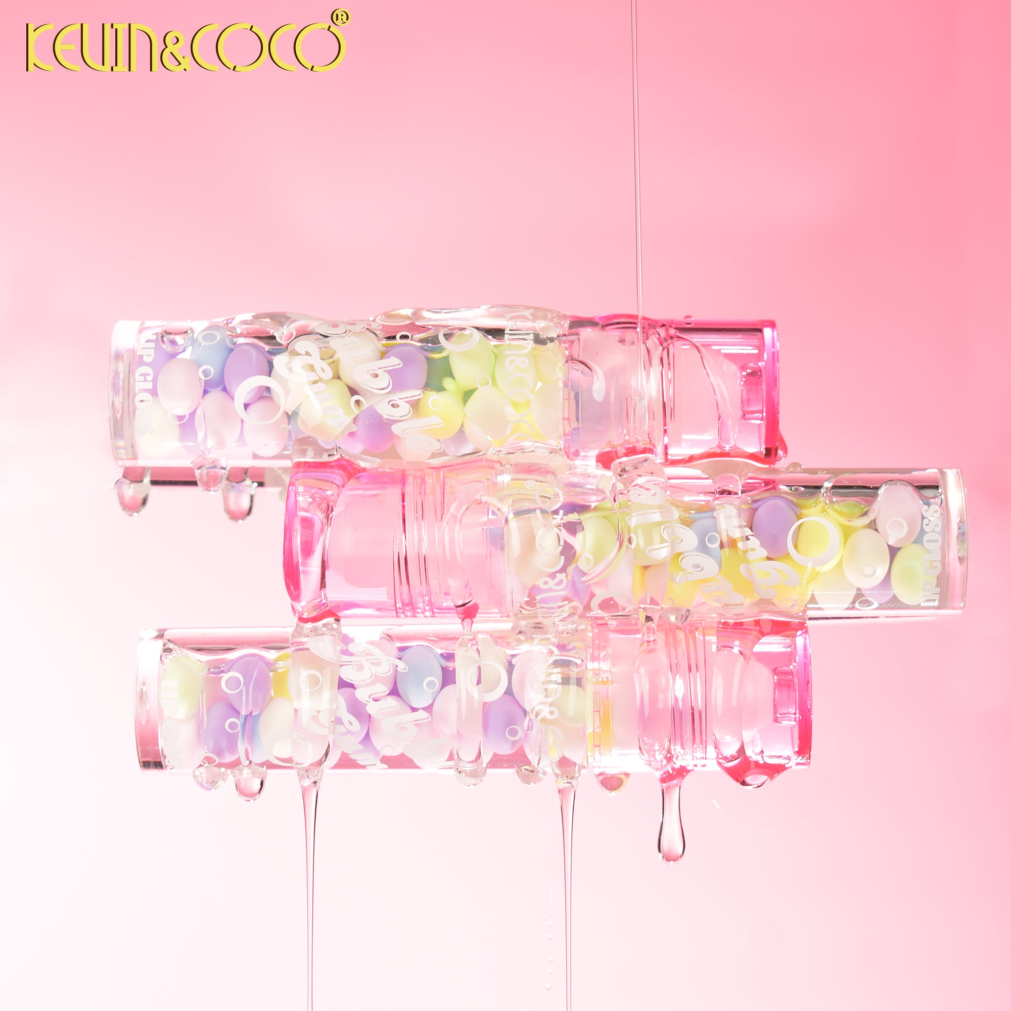 Rainbow Caramel Roll-On Lip Oil Display-36 PCS(KC1232)