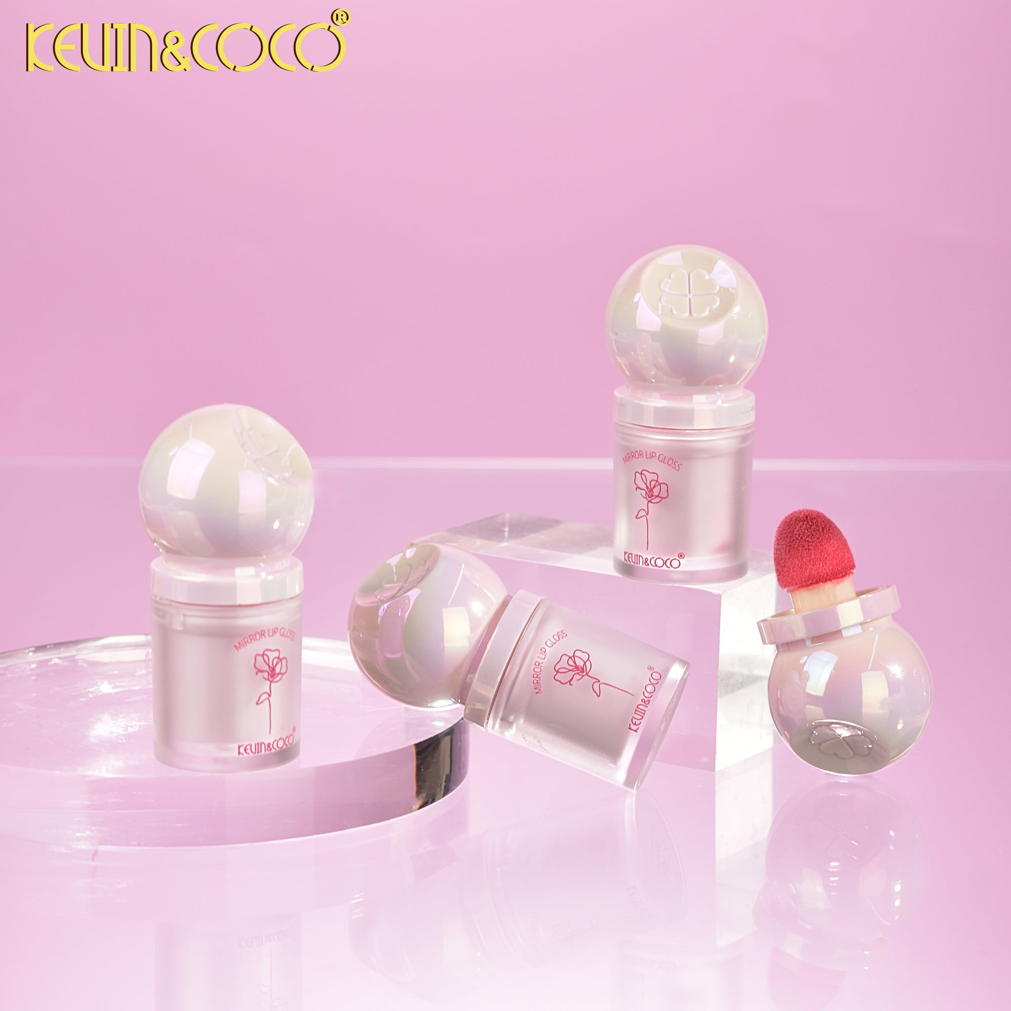 Rose Romance Lip Gloss-36 PCS(KC1198)
