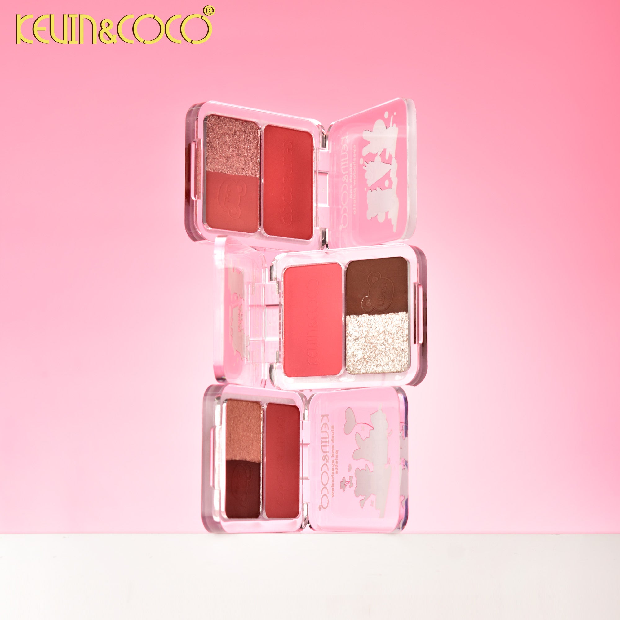 3D Blush & Eyeshadow  Palette-24PCS(KC1224)