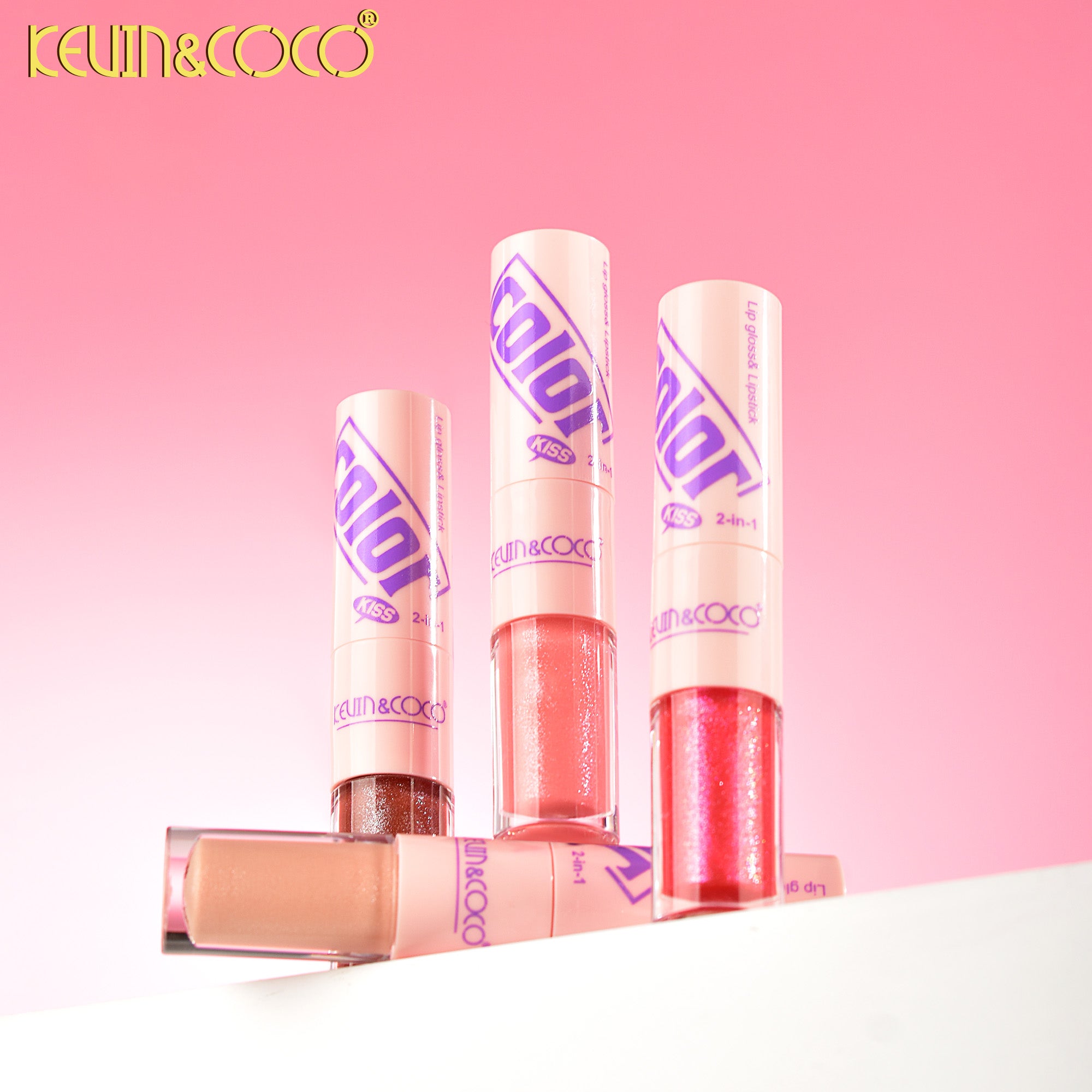 Color Bloom Lip Gloss & Lipstick-36 PCS (KC1394)