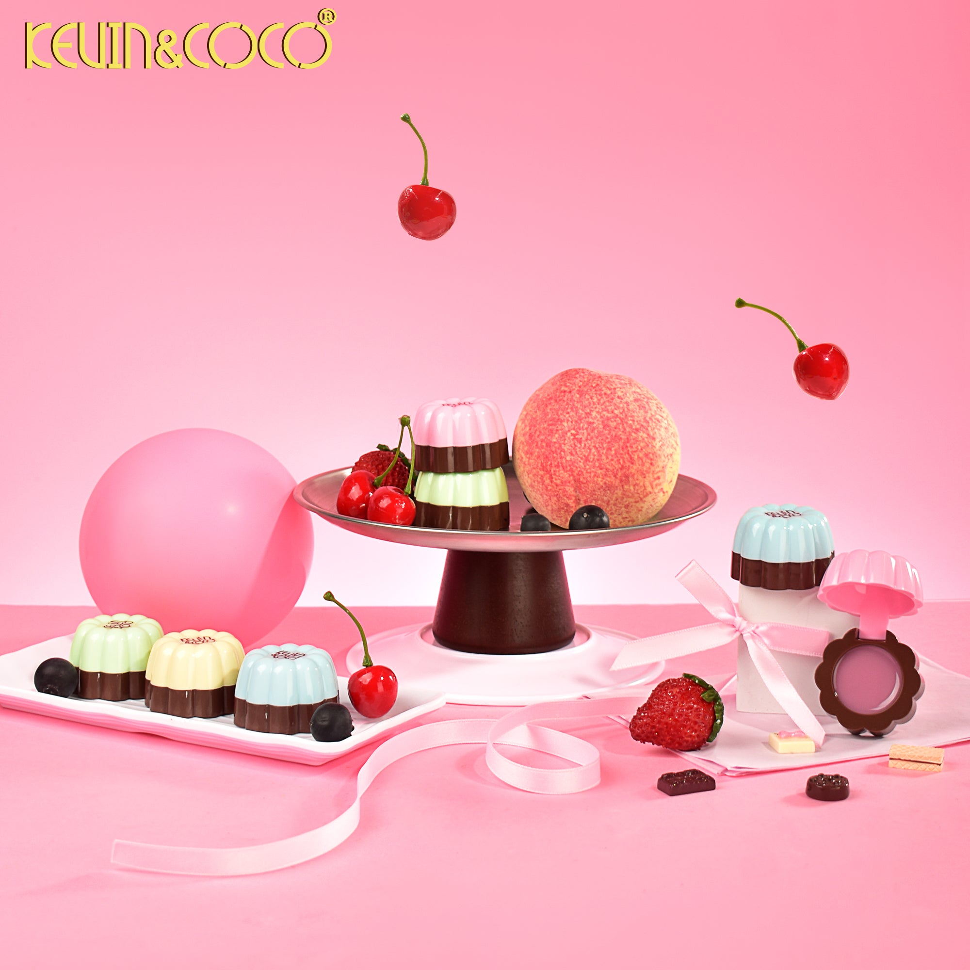 Canelé Series Tube-Style Chocolate-Flavor Lip Mask-12PCS (KC1229)