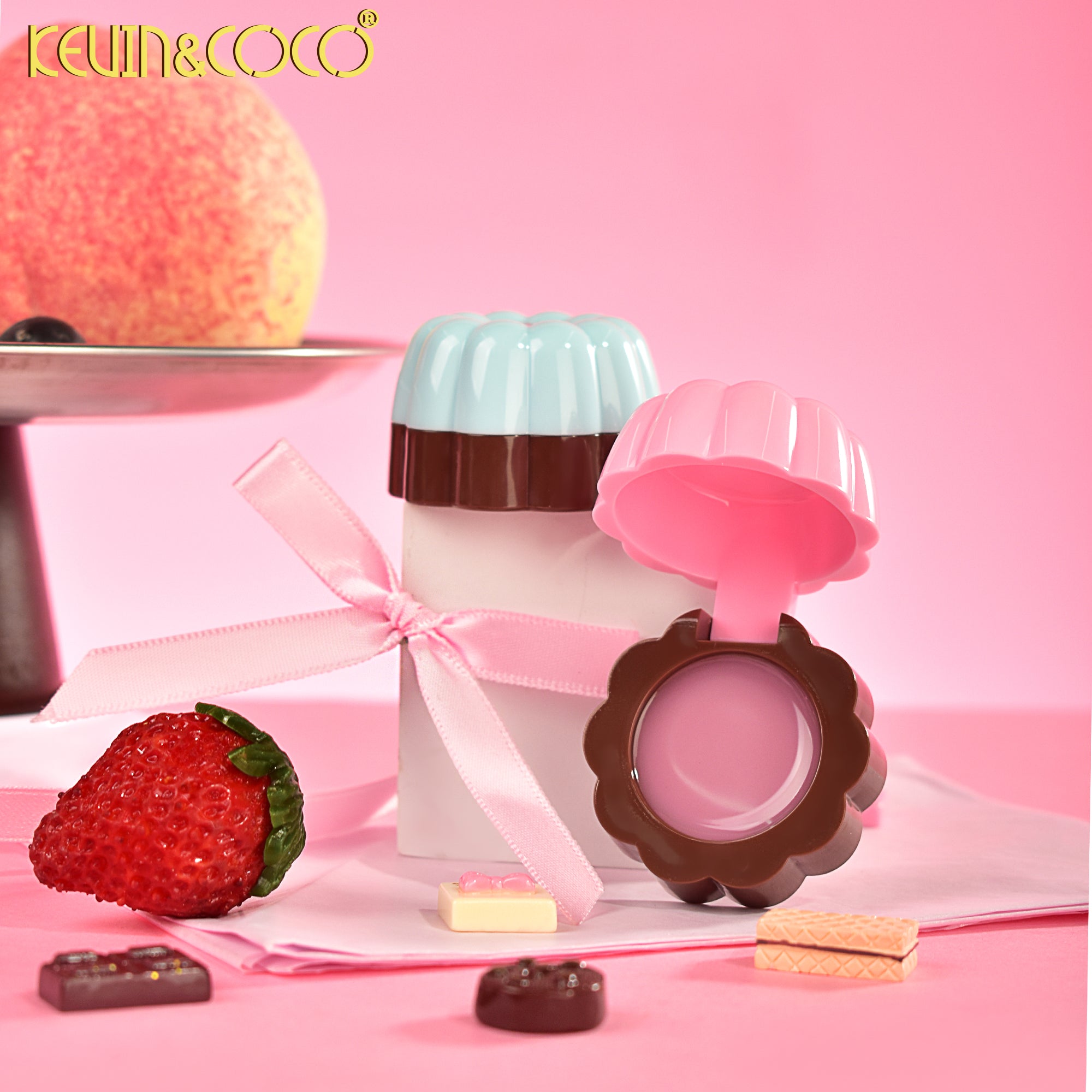 Canelé Series Tube-Style Chocolate-Flavor Lip Mask-12PCS (KC1229)