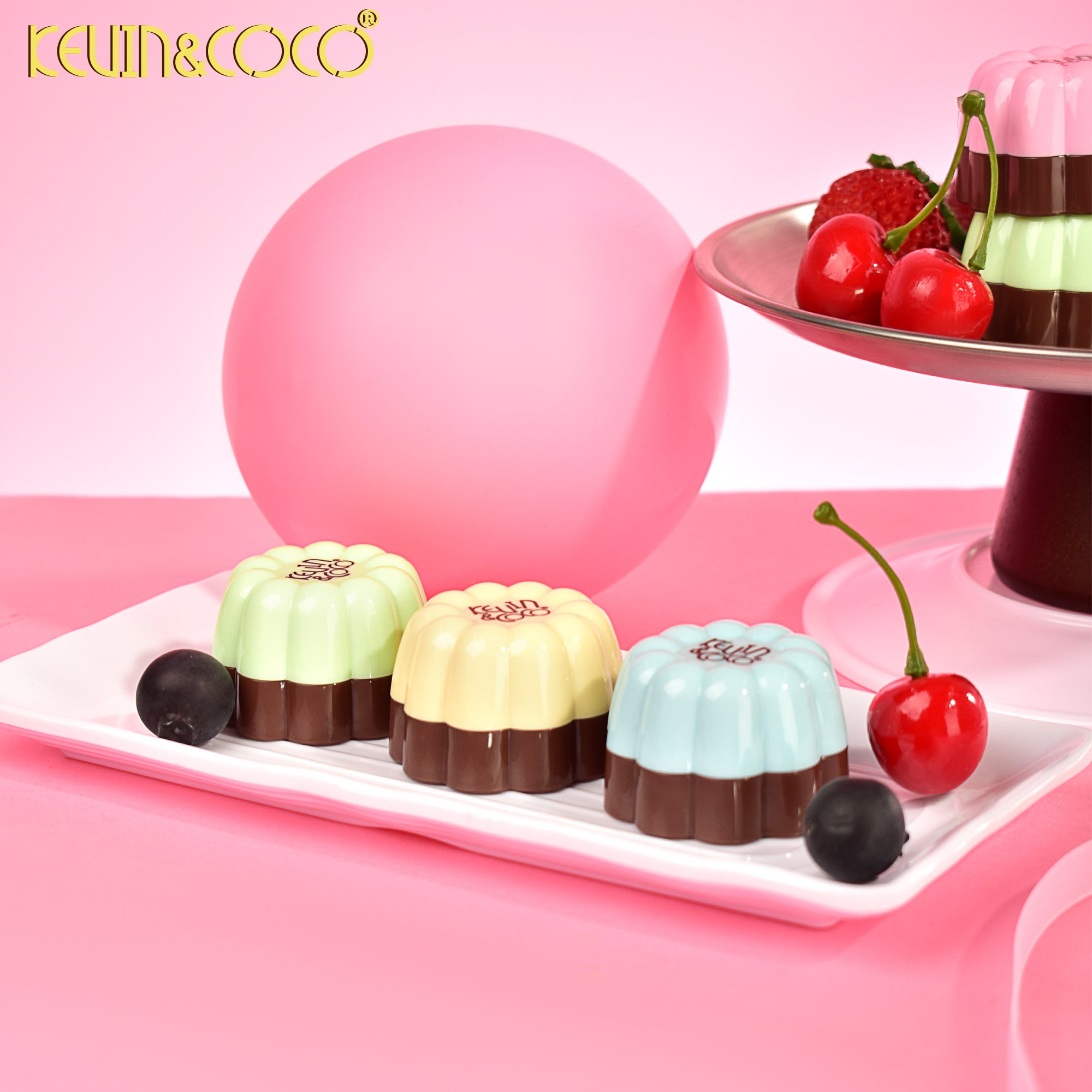 Canelé Series Tube-Style Chocolate-Flavor Lip Mask-12PCS (KC1229)