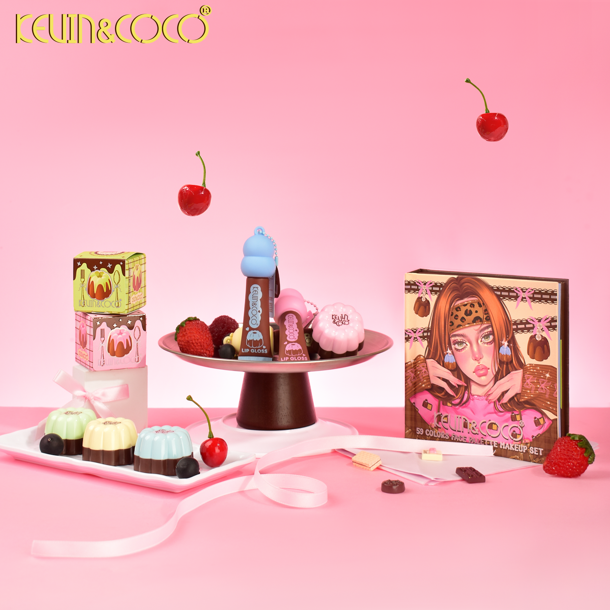 Canelé Series Tube-Style Chocolate-Flavor Lip Mask-12PCS (KC1229