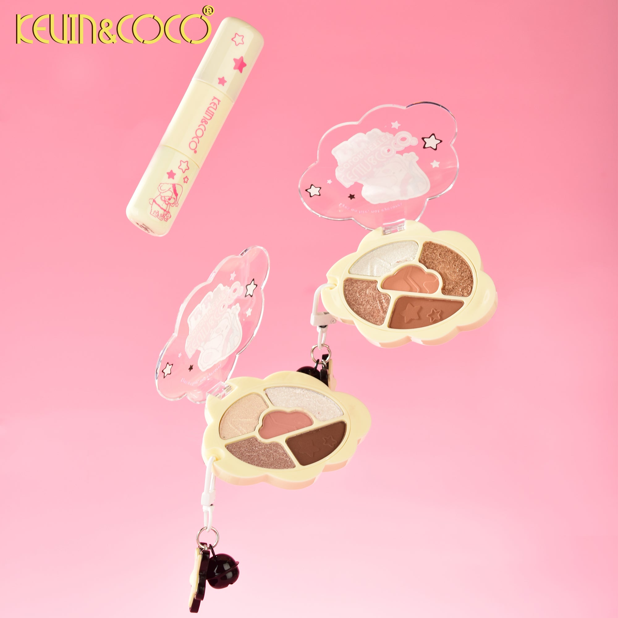 Star Charm Duo: Eyeshadow & Lip Gloss Set-12 PCS (KC1223) | KEVIN&COCO