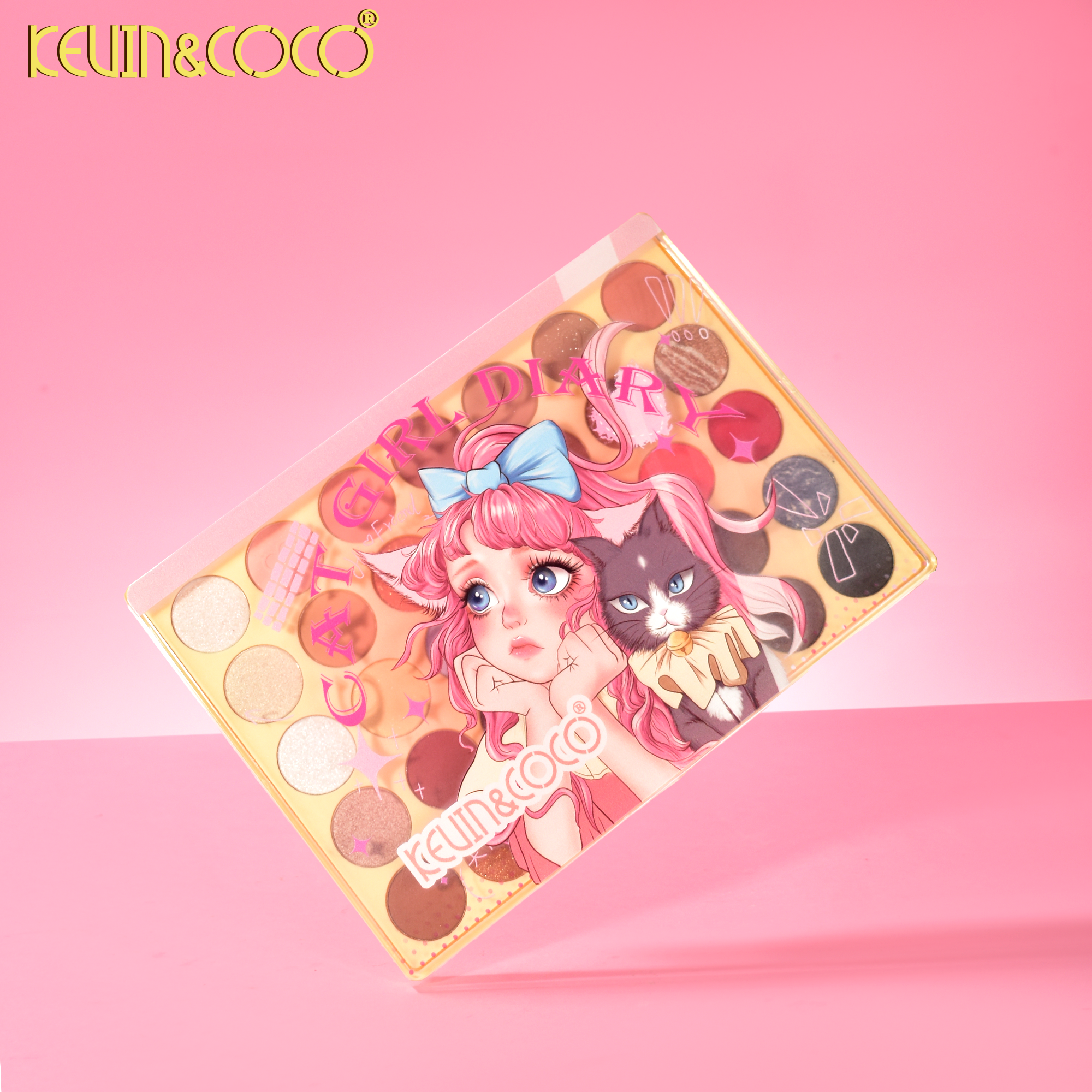 Catwoman's Secret 32-Color Eyeshadow Palette-6 PCS (KC1207)