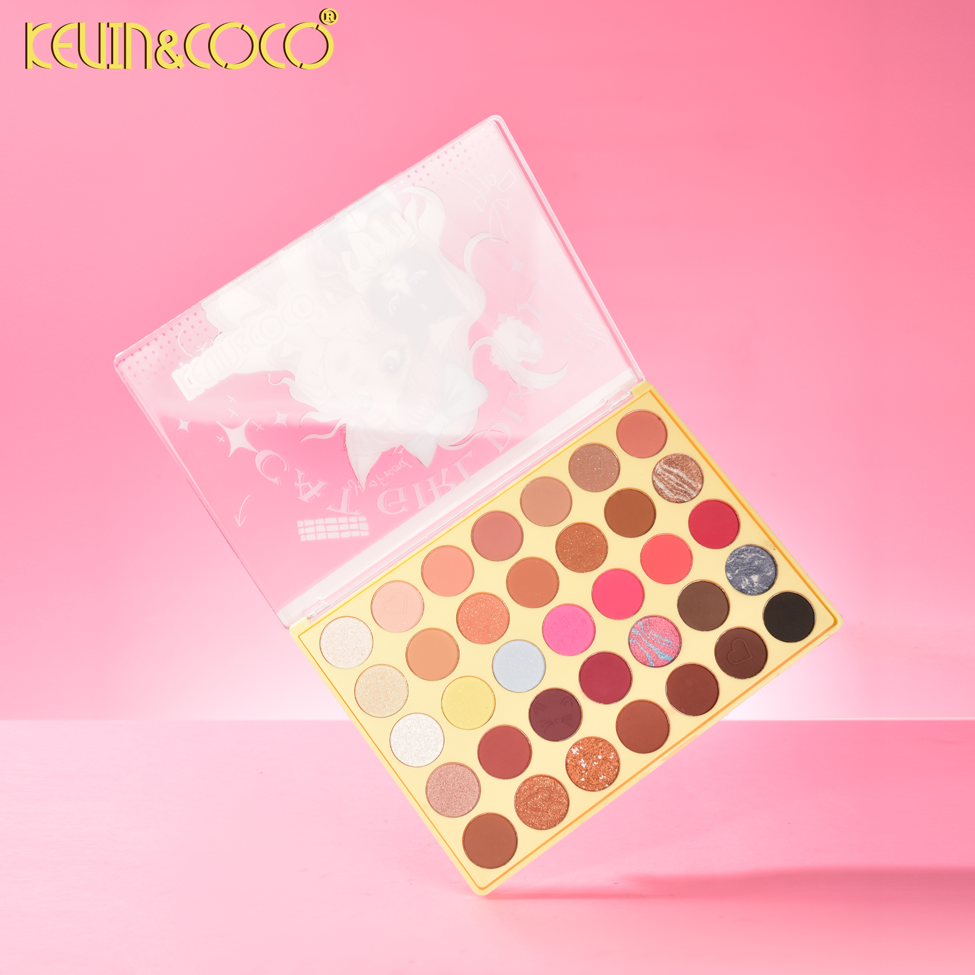 Catwoman's Secret 32-Color Eyeshadow Palette-6 PCS (KC1207)