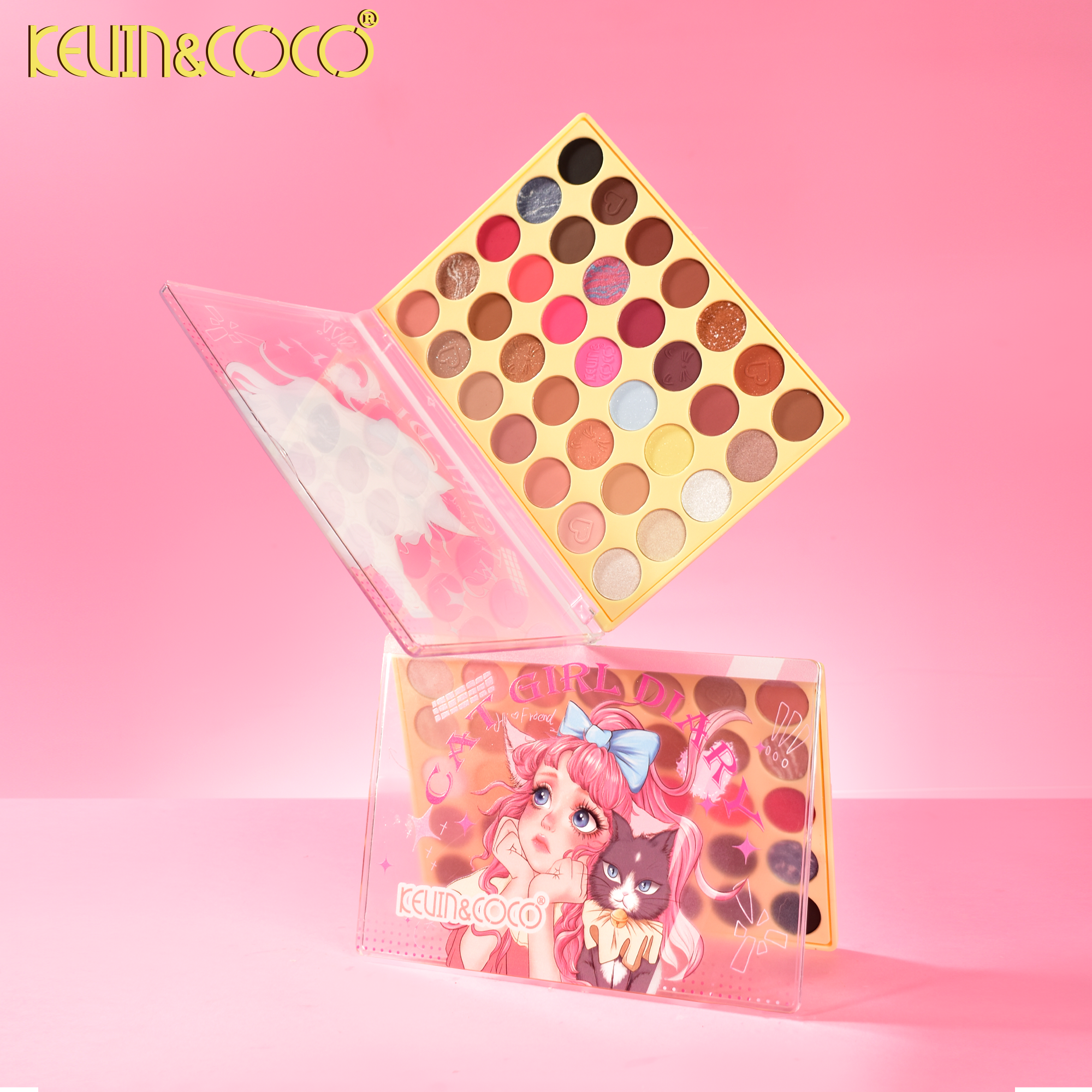 Catwoman's Secret 32-Color Eyeshadow Palette-6 PCS (KC1207)