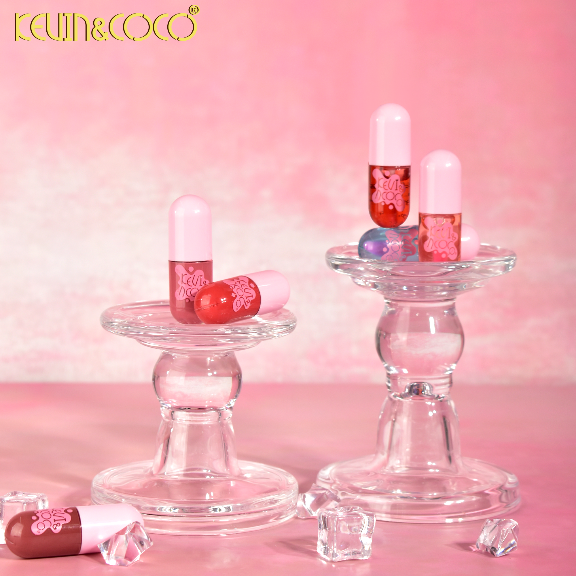 Milk Tea Boba 6-Piece Lip Gloss -6 Sets (KC1228)