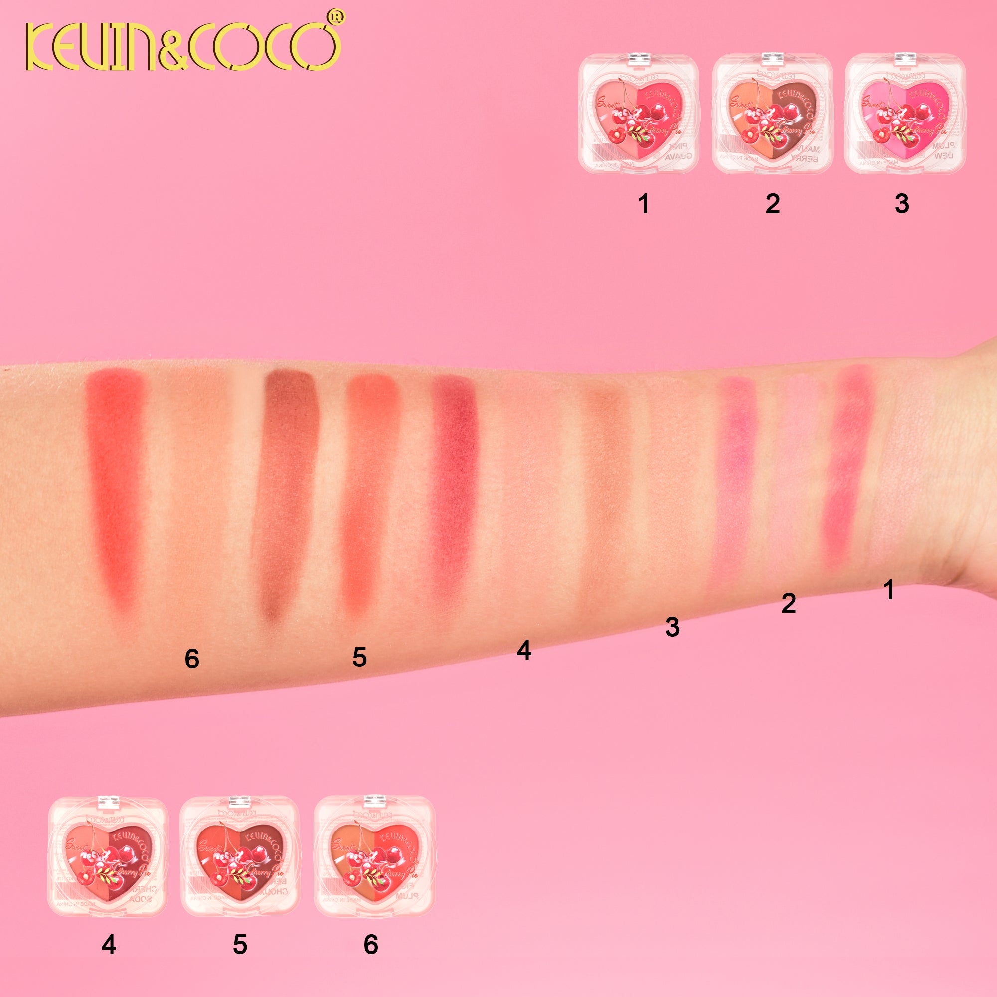 Cherry Pie Duo Blush-24PCS(KC1178)