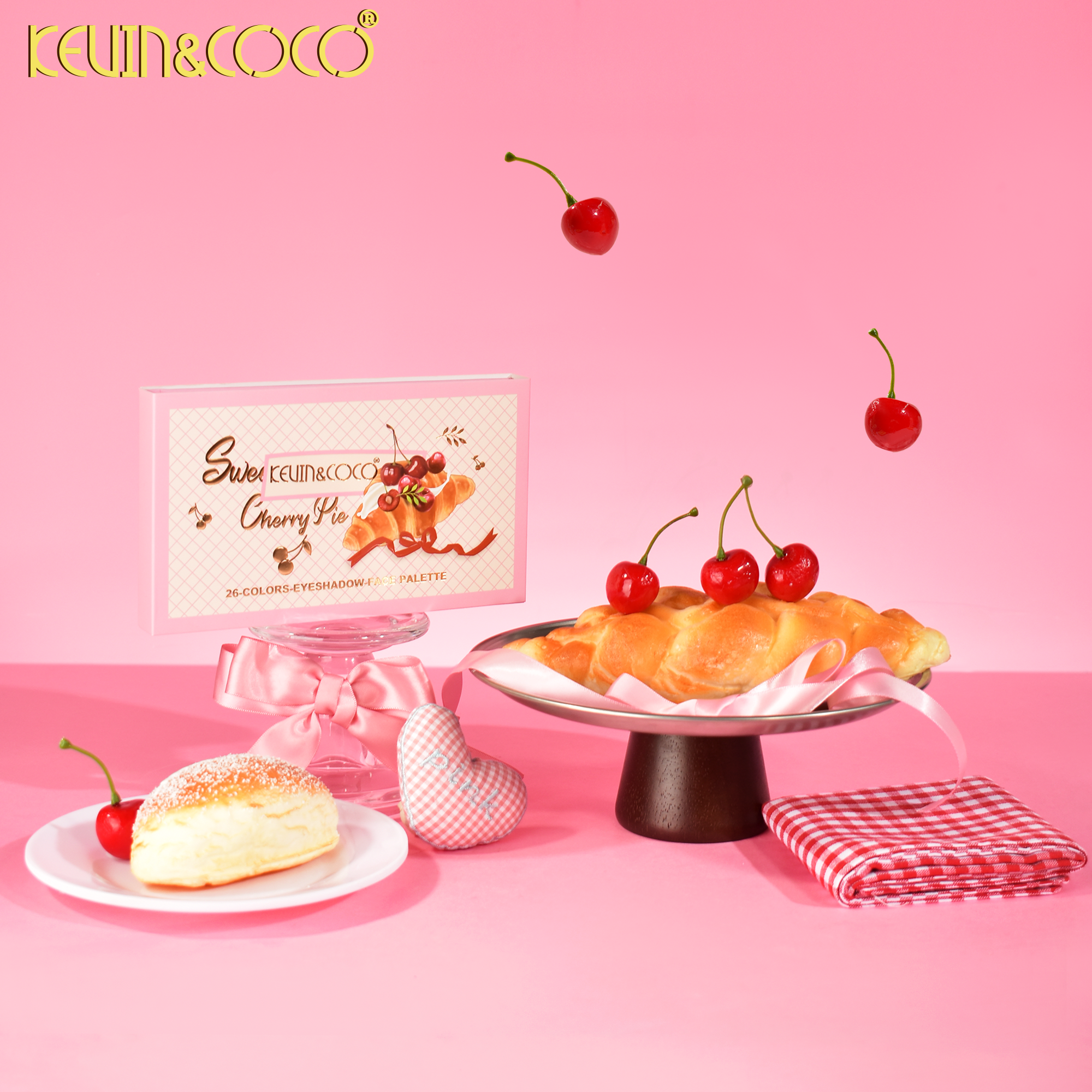 Cherry Pie 26-Color Face Palette-6PCS(KC1181) | KEVIN&COCO Cherry Pie 26-Color Face Palette-6PCS(KC1181) | KEVIN&COCO