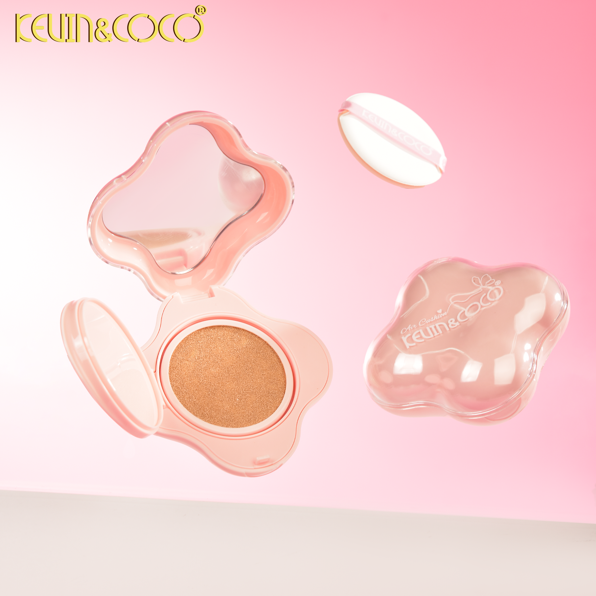 Sheer Veil Butterfly Cushion Compact-24PCS(KC1320)