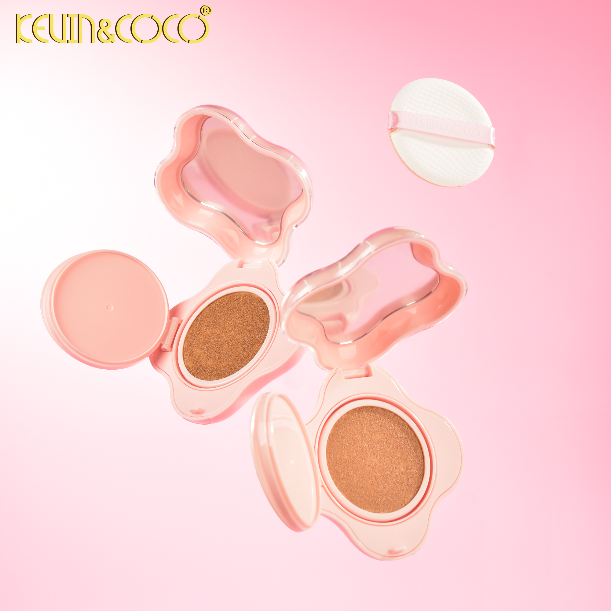 Sheer Veil Butterfly Cushion Compact-24PCS(KC1320)