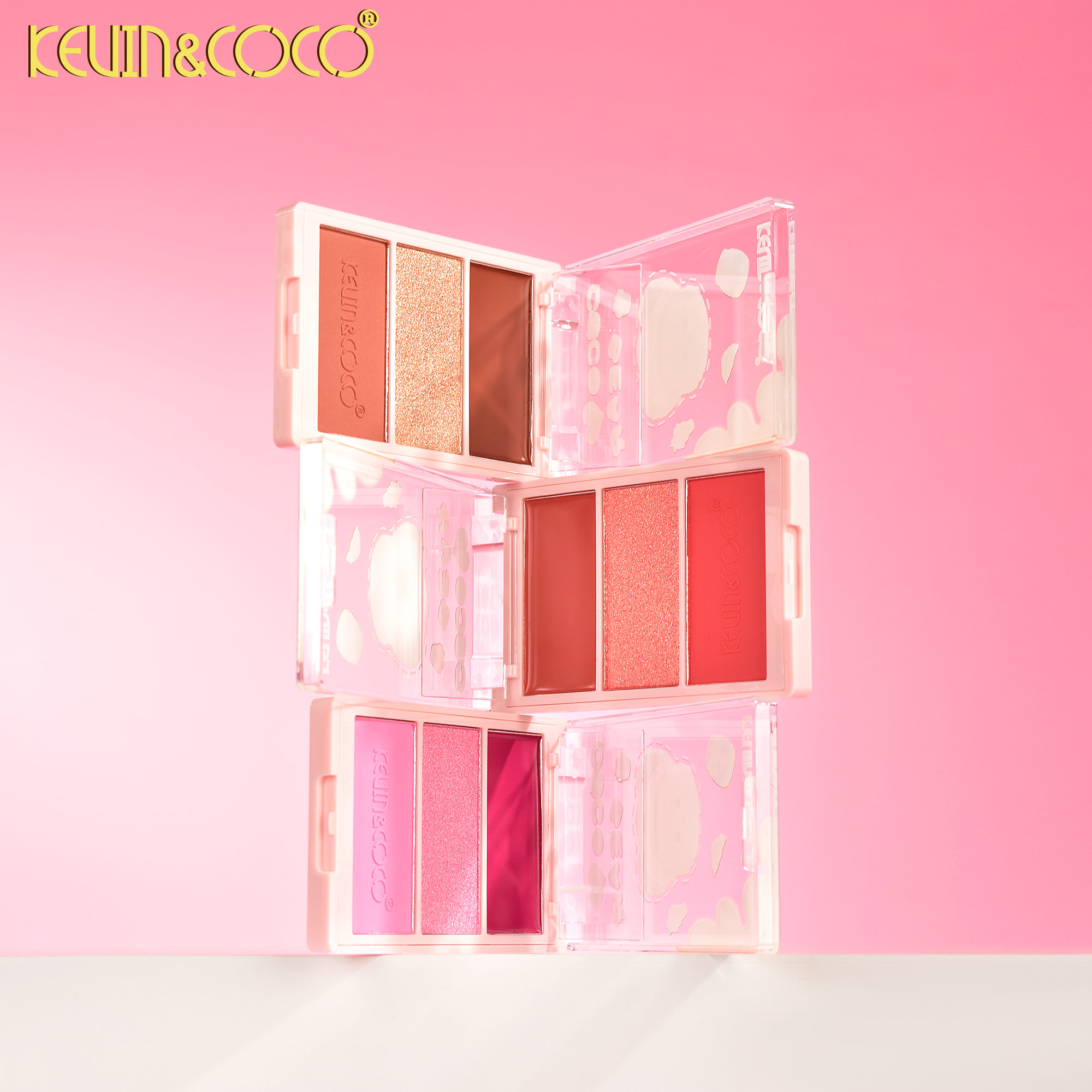 Cocoa Bear Series 3-Color Blush Palette-24PCS(KC1210)