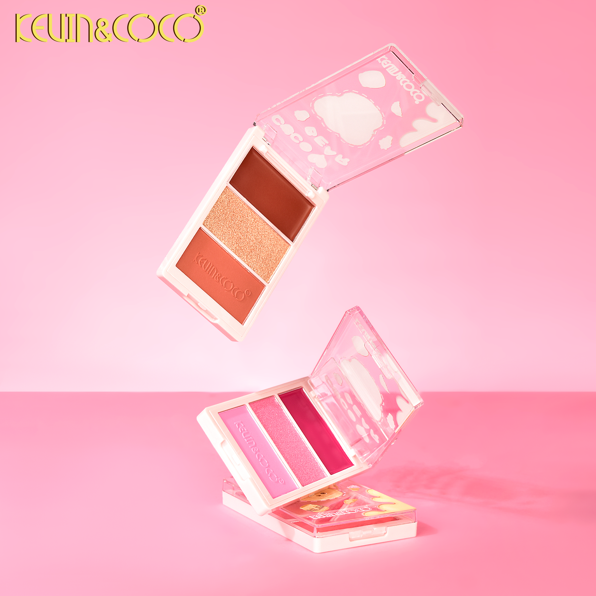 Cocoa Bear Series 3-Color Blush Palette-24PCS(KC1210)