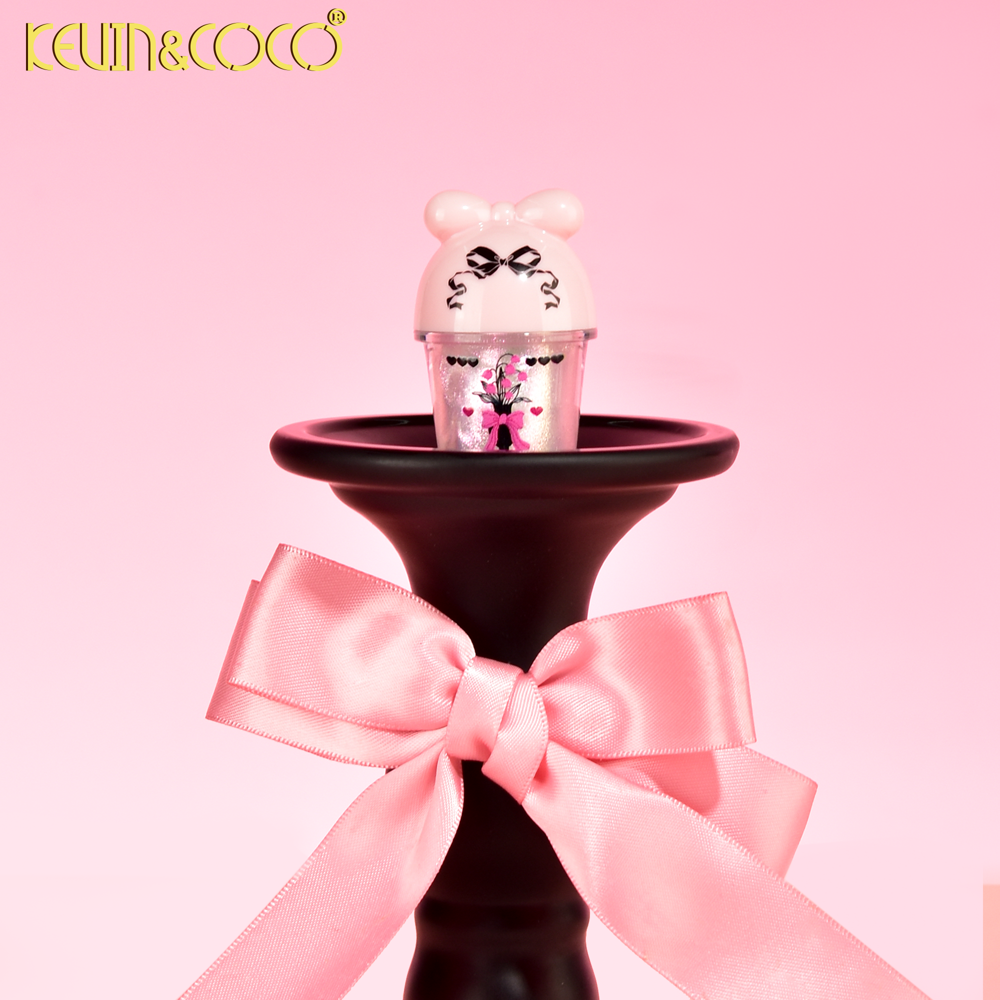 Pink Ribbon Lip Crème -24pcs（KC1162/KC1256）