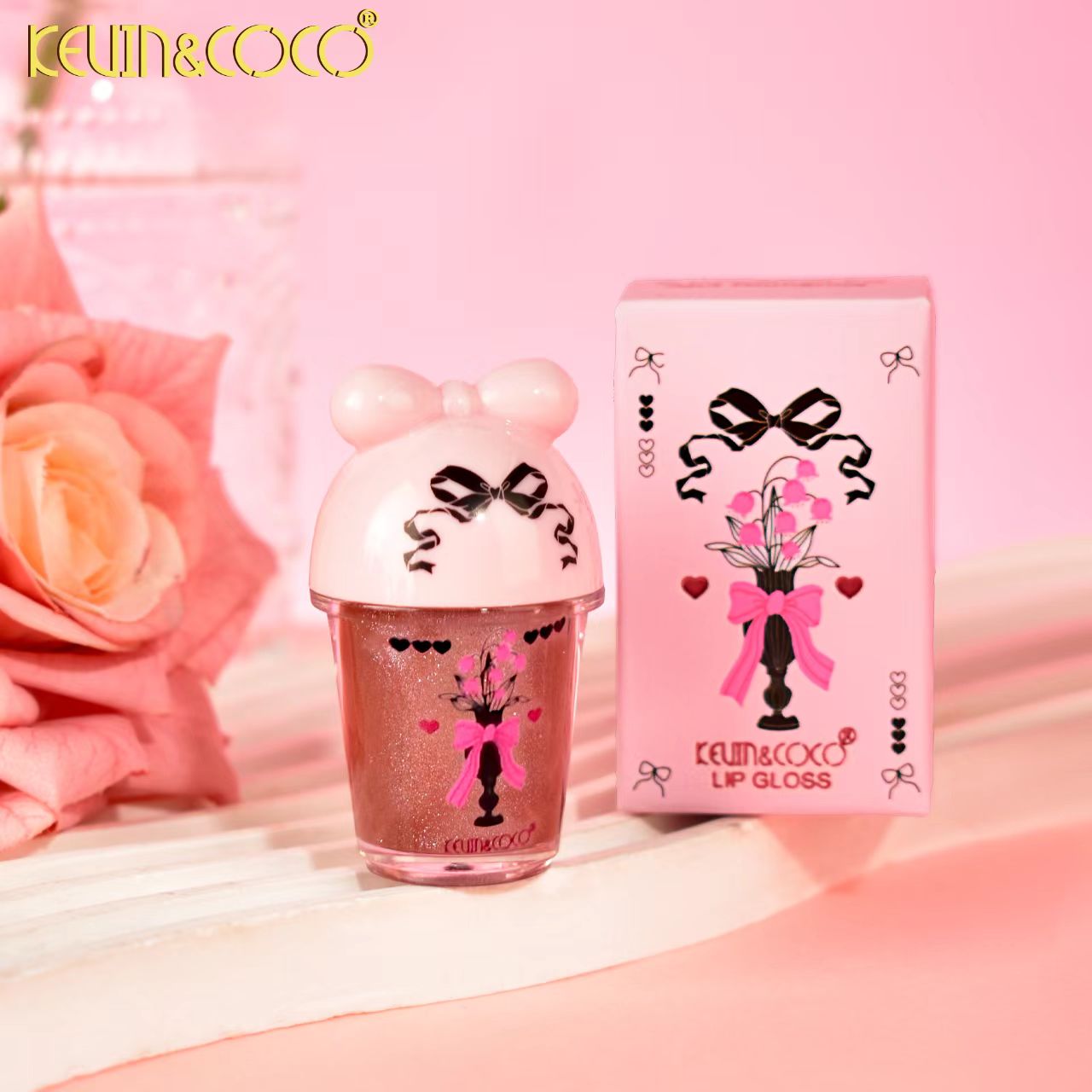 Pink Ribbon Lip Crème -24pcs（KC1162/KC1256）