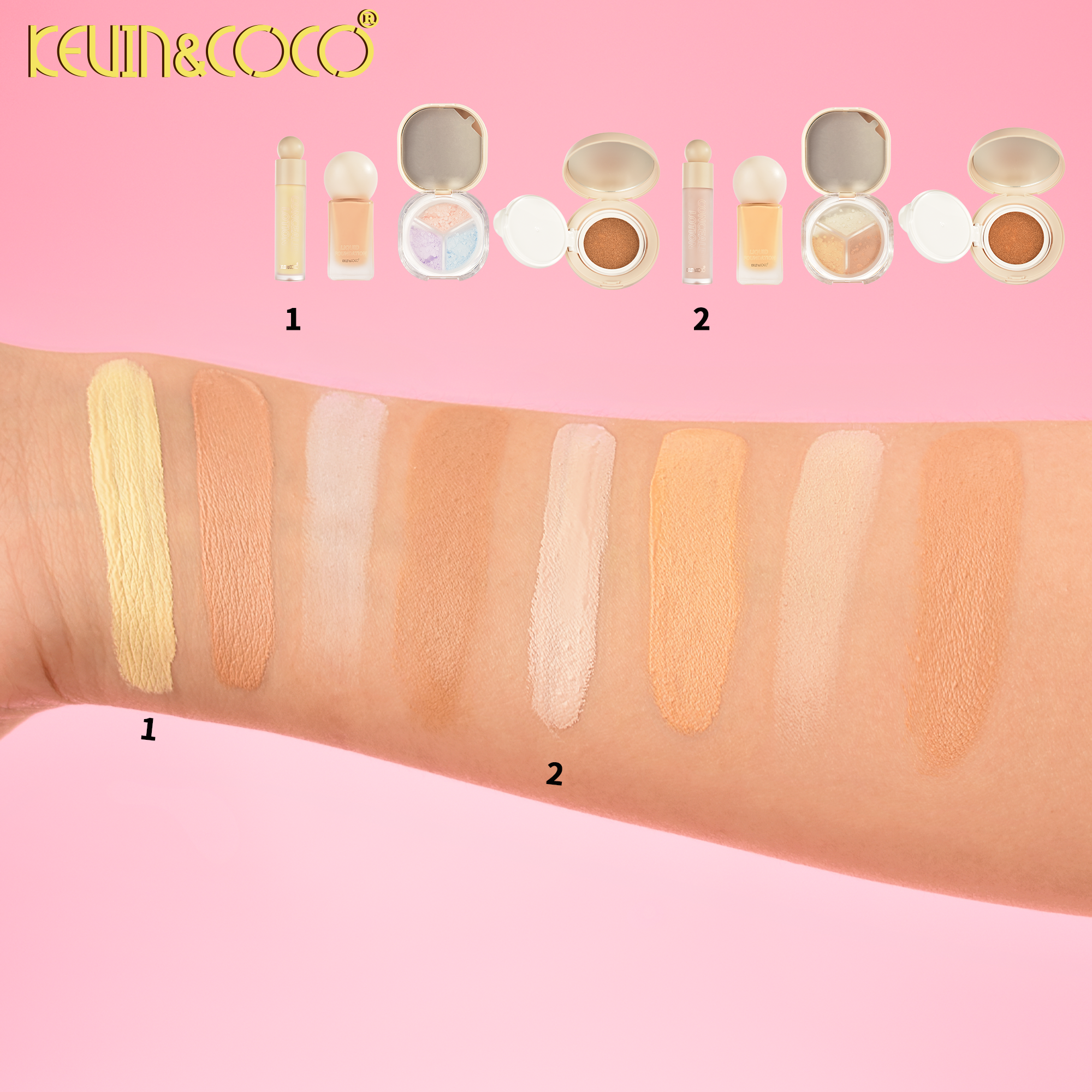 Comprehensive Makeup Collection -6PCS(KC1196)