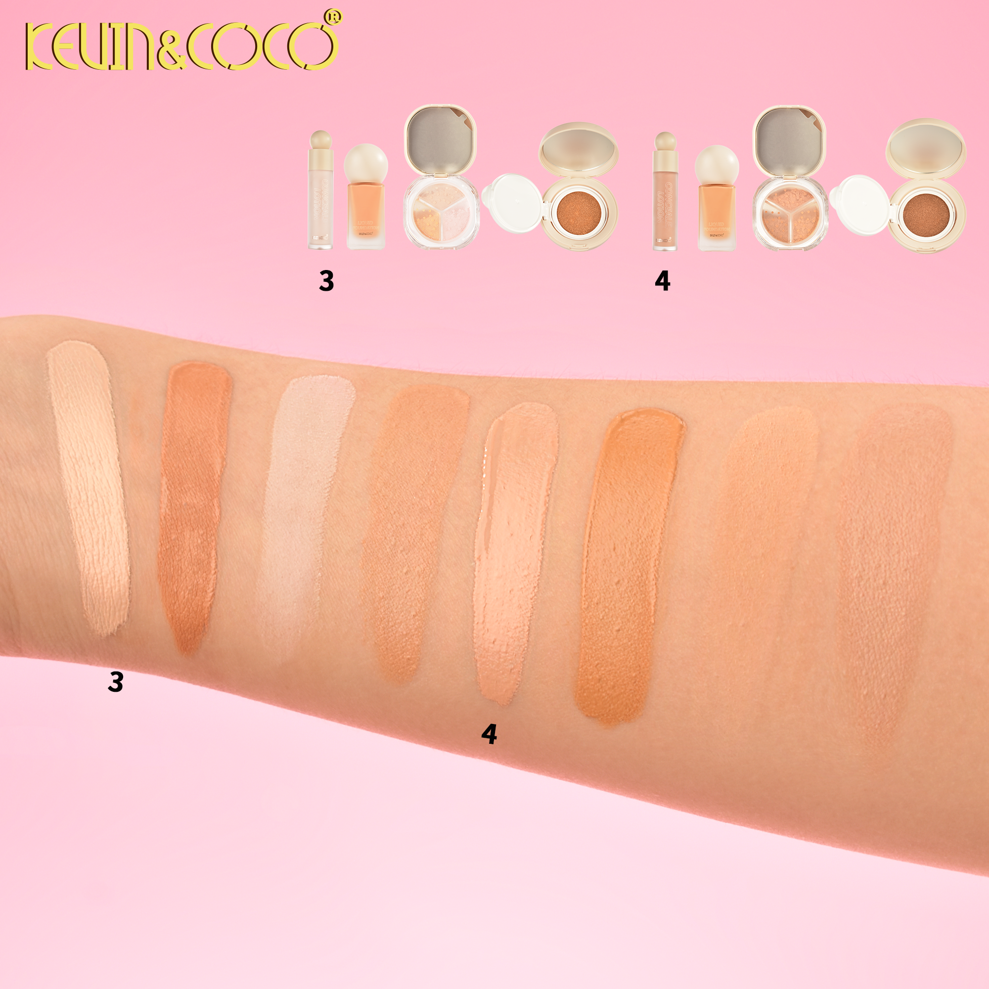 Comprehensive Makeup Collection -6PCS(KC1196)