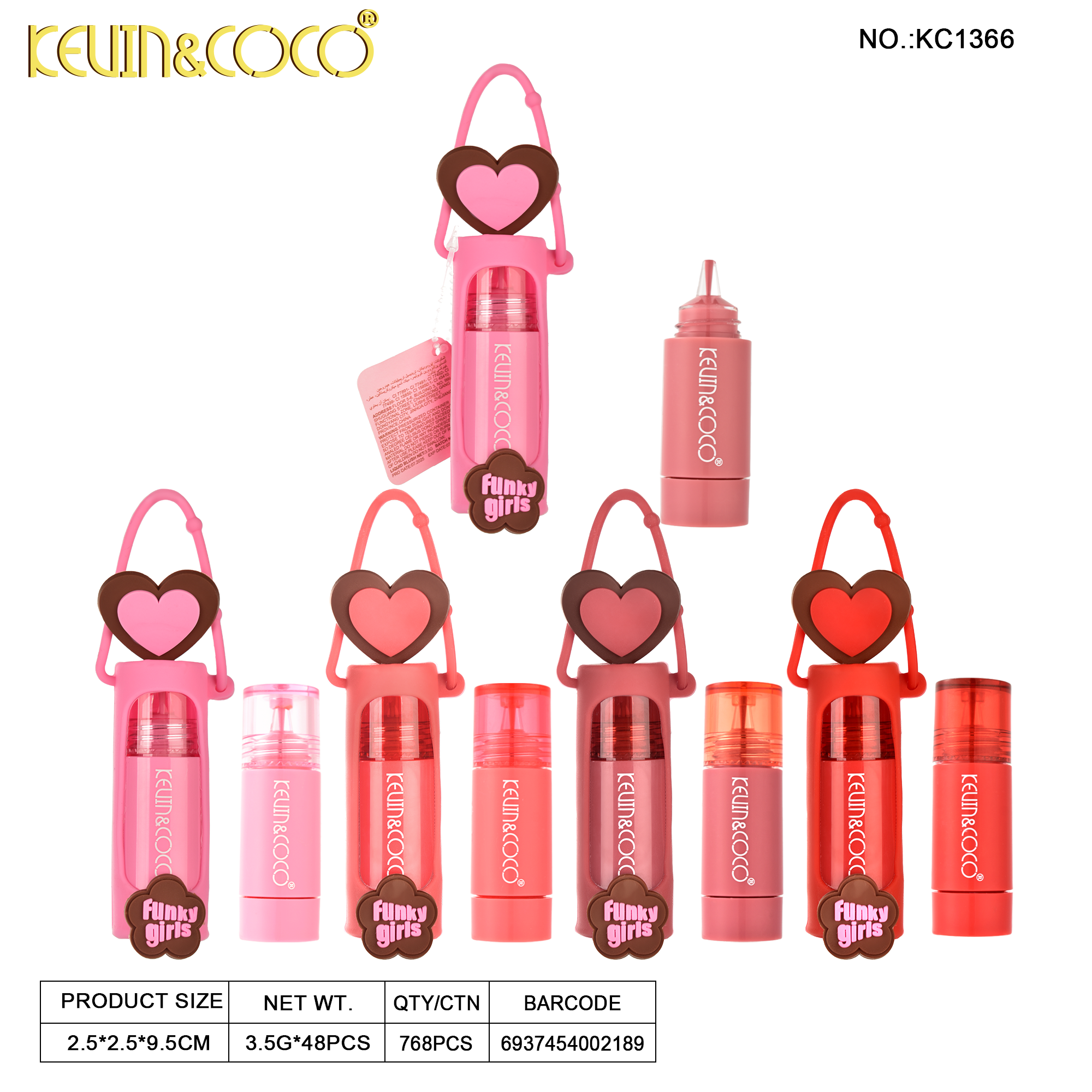 Press & Drop Liquid Blush-48PCS(KC1366)