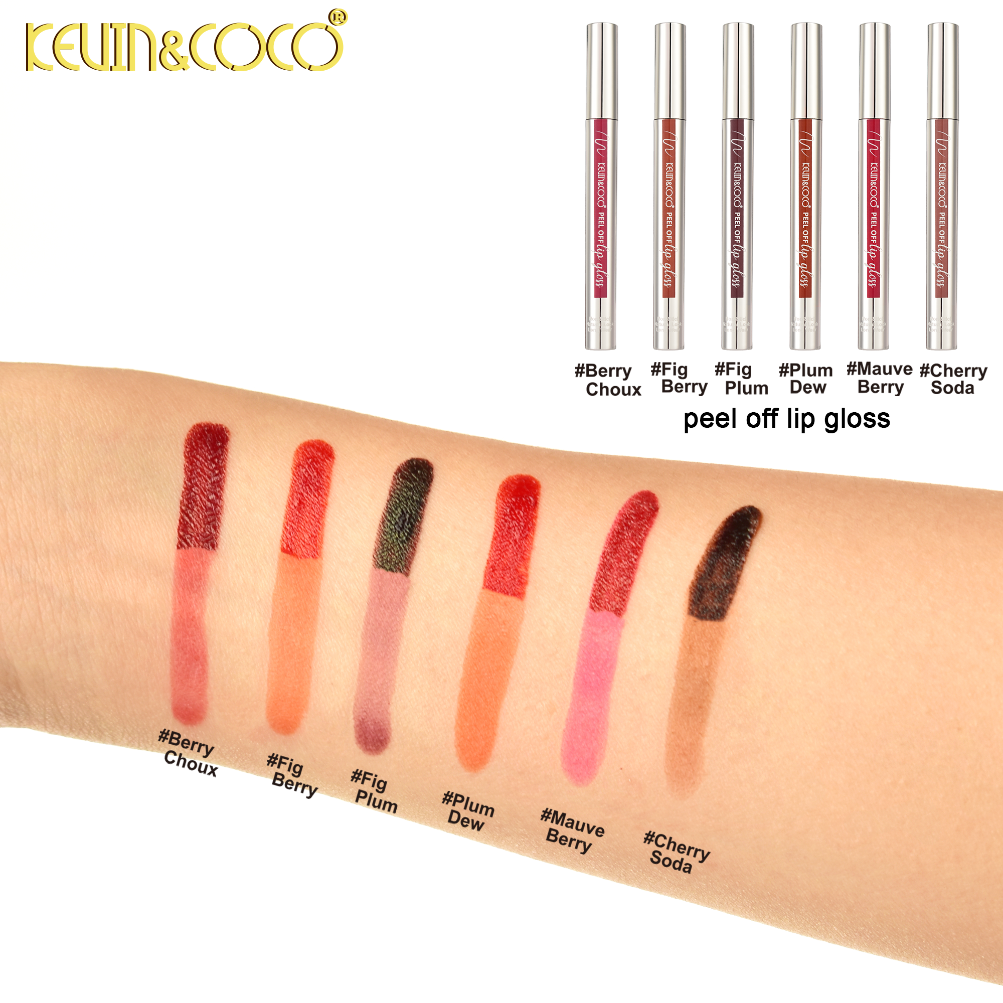 Starglow Peel-Off Lip Gloss-24 PCS(KC1407)