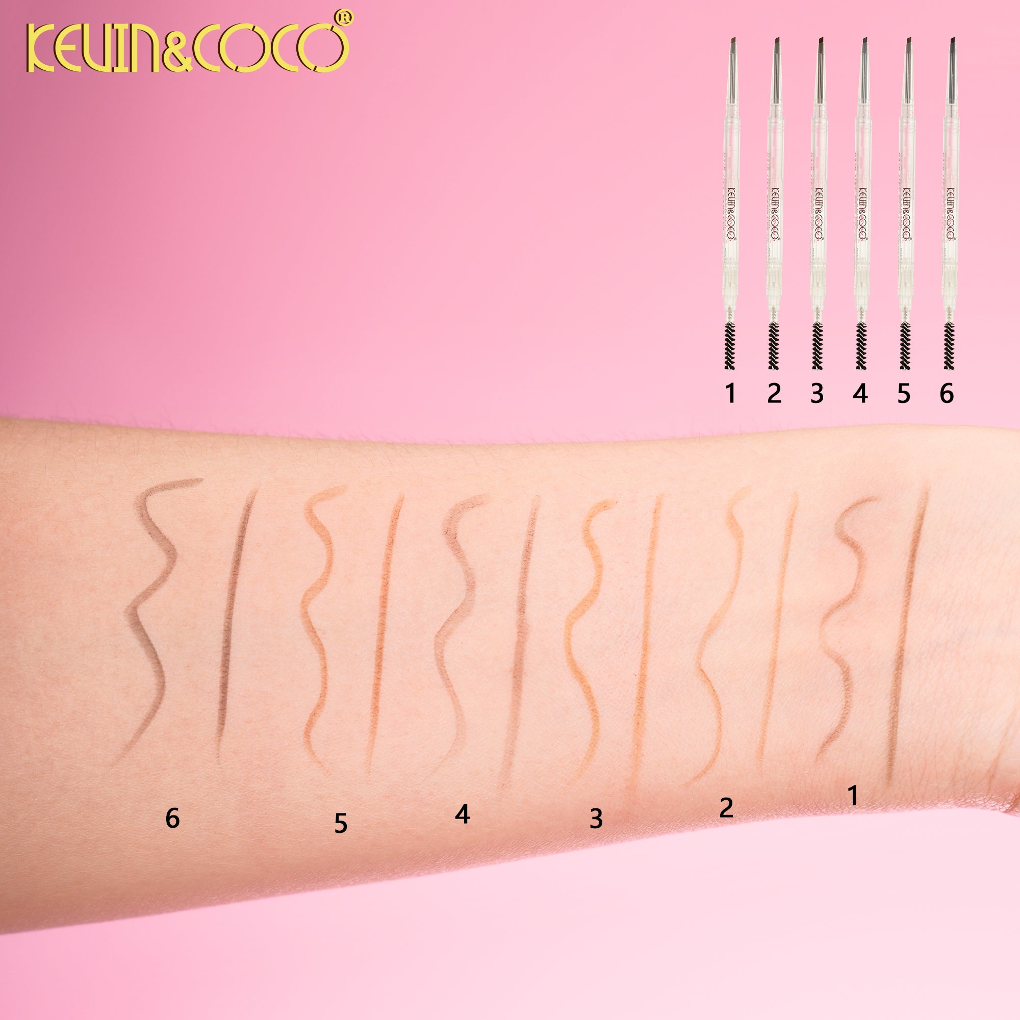 Silky-Smooth Brow Pencil-36PCS(KC14444)