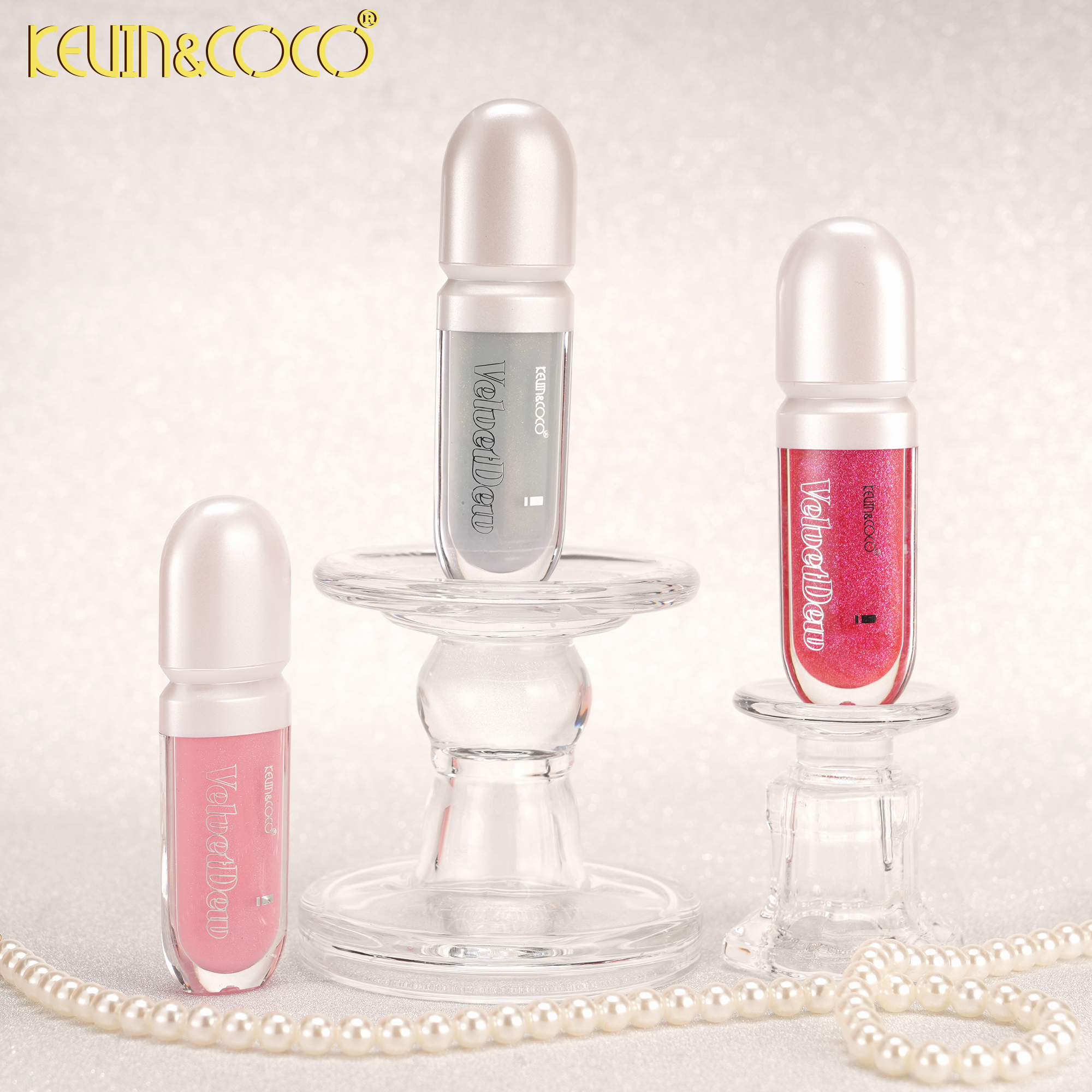 Velvet Morning Dew Lip Gloss -24PCS(KC1376)