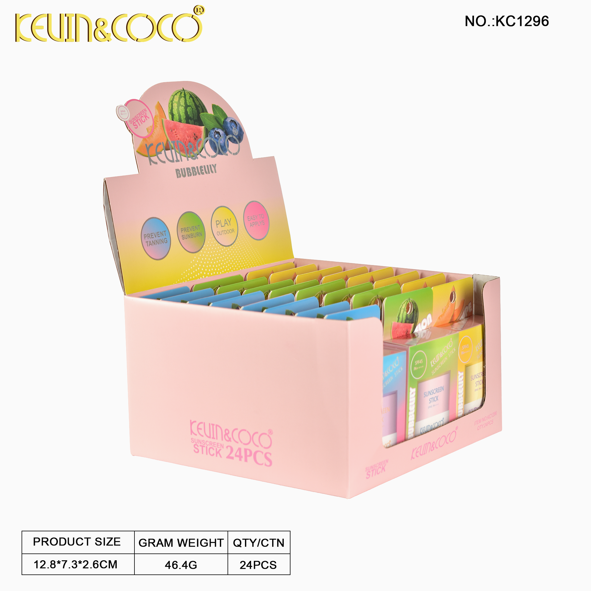 Foam Lily Sun Stick--24PCS(KC1296)