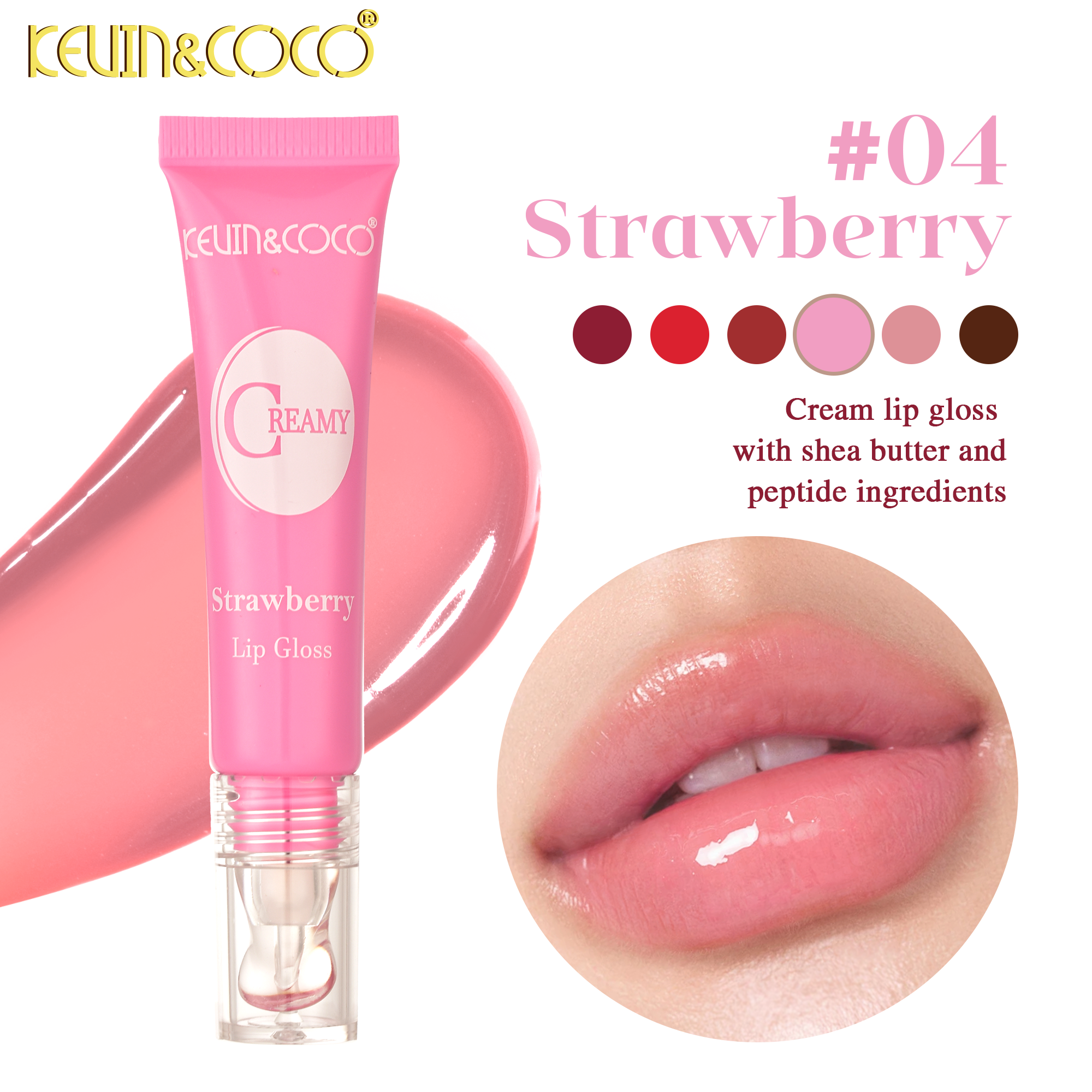 Satin Kiss Lip Gloss--24PCS(KC1399)