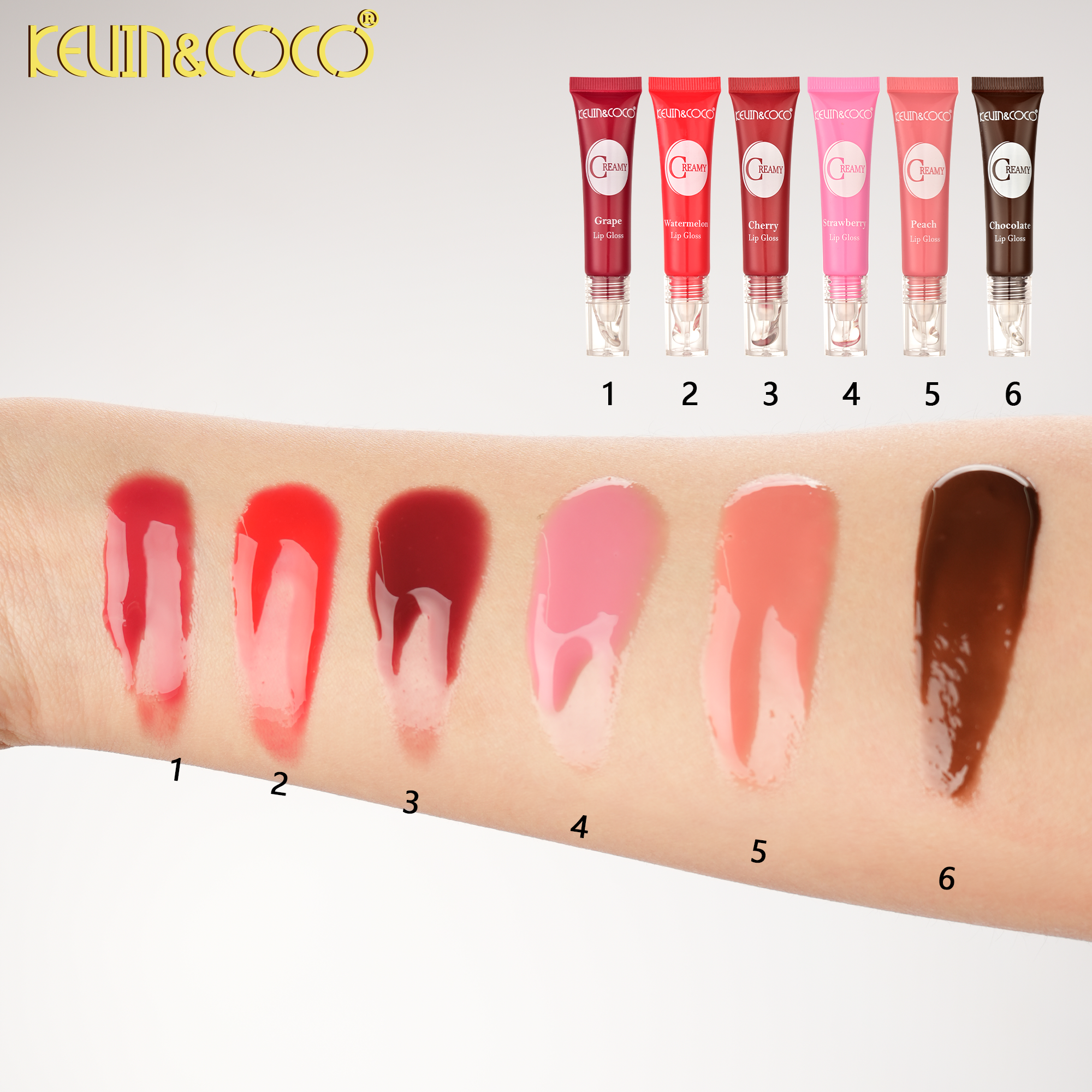 Satin Kiss Lip Gloss--24PCS(KC1399)