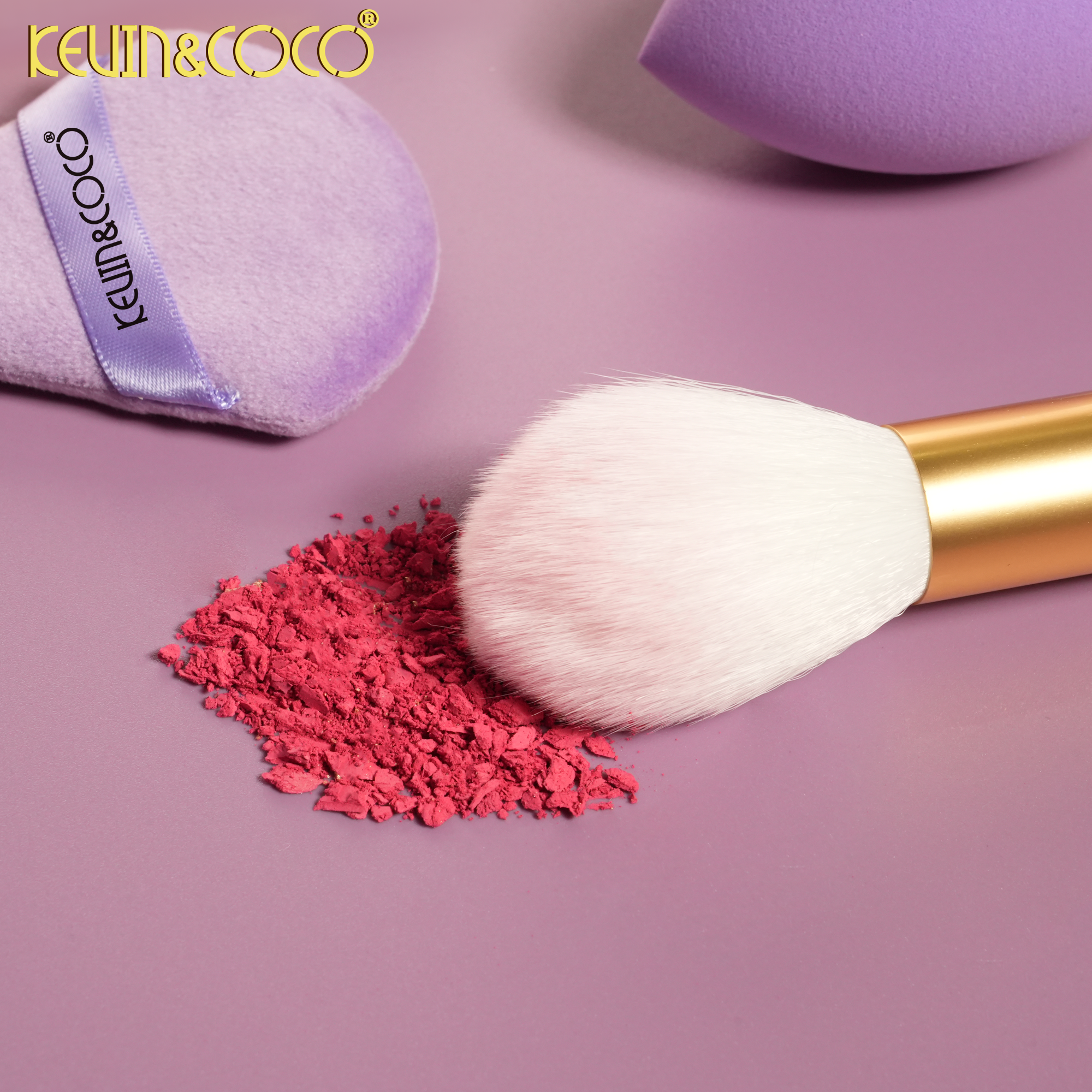 Phantom Violet Light Flow Makeup Brush Set -6PCS(KC1752)