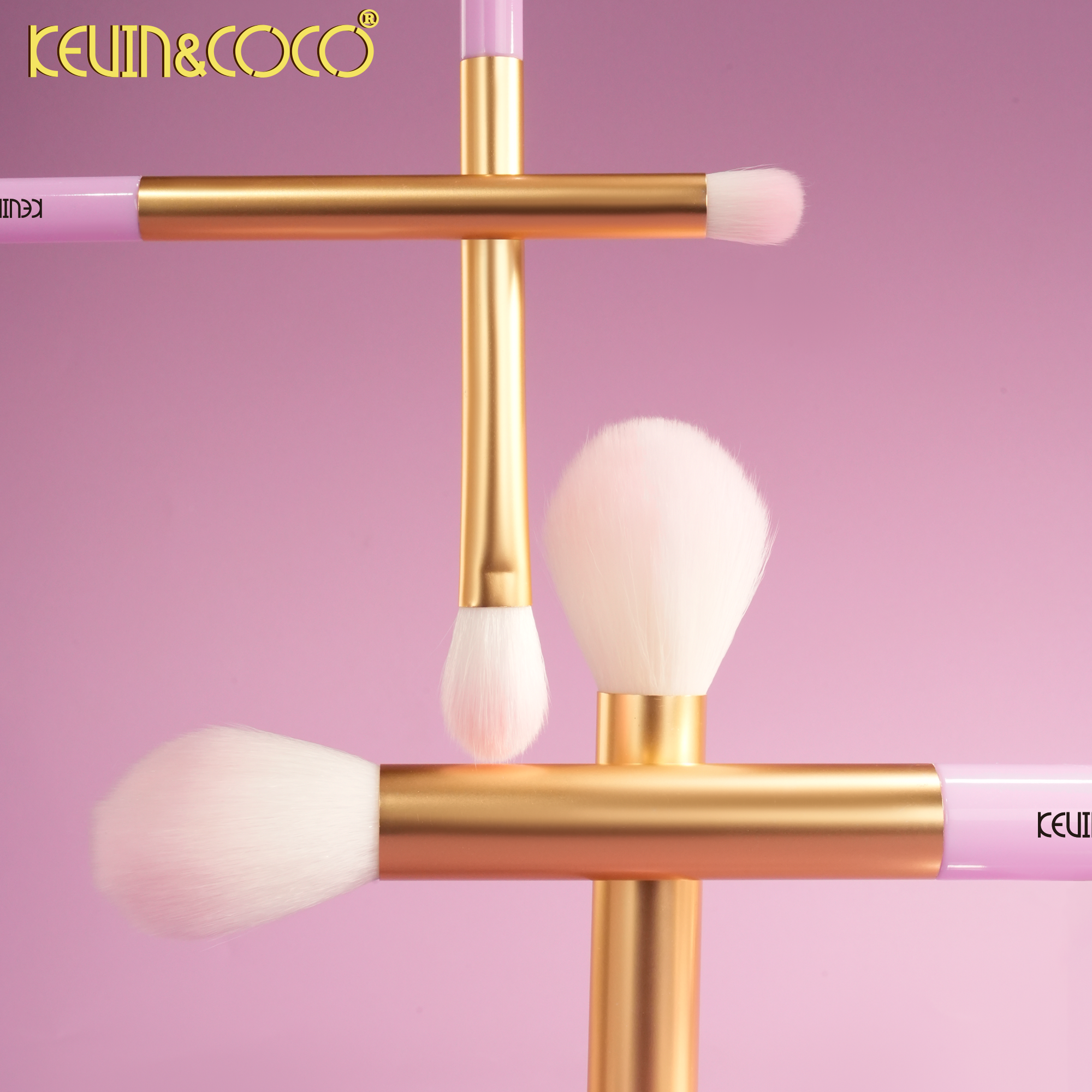 Phantom Violet Light Flow Makeup Brush Set -6PCS(KC1752)