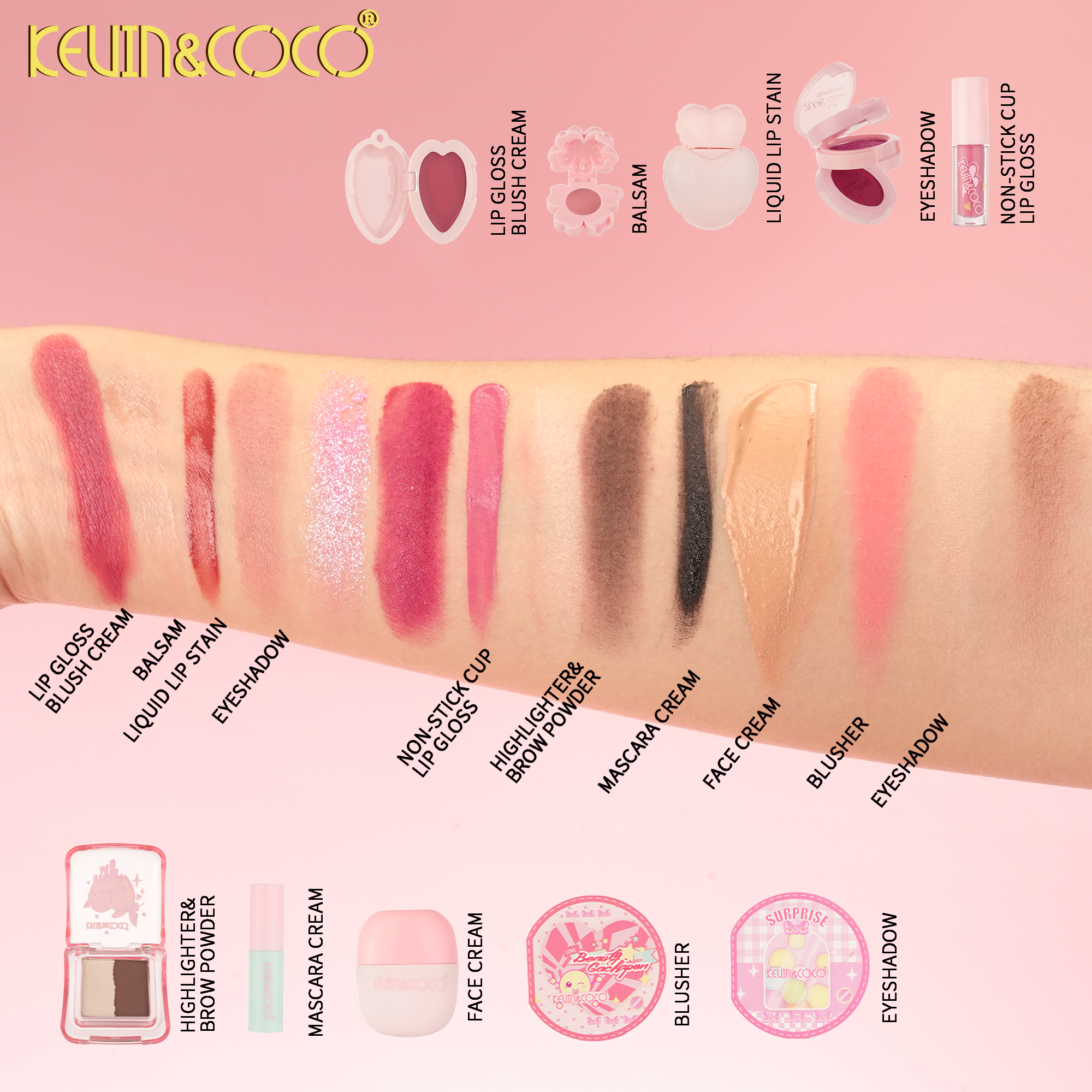 Heartbeat Gacha PK Contest Makeup Gacha Set -6 Set (KC1529)