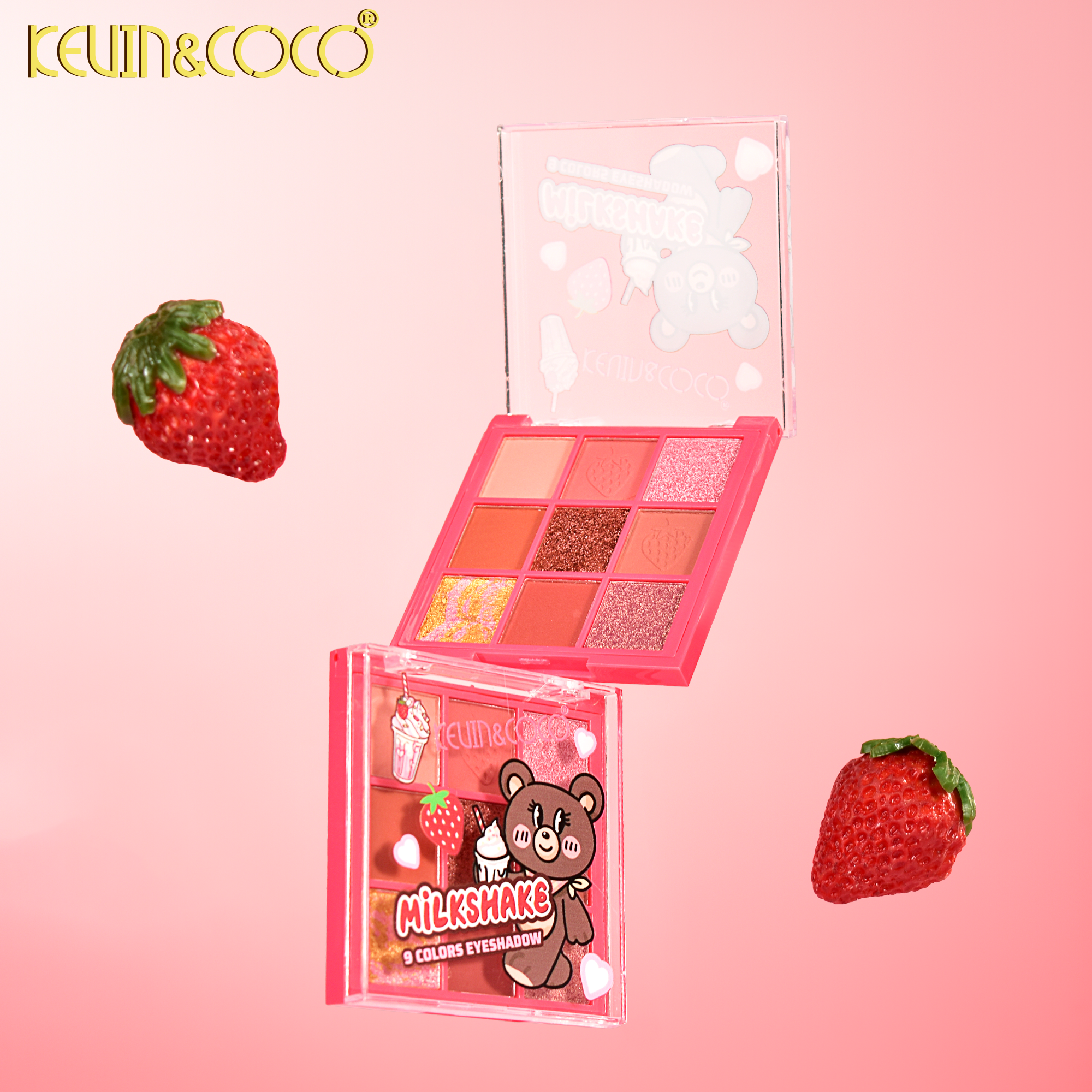 Bubble Milkshake 9-Tone Eyeshadow Palette- 12PCS (KC1246)