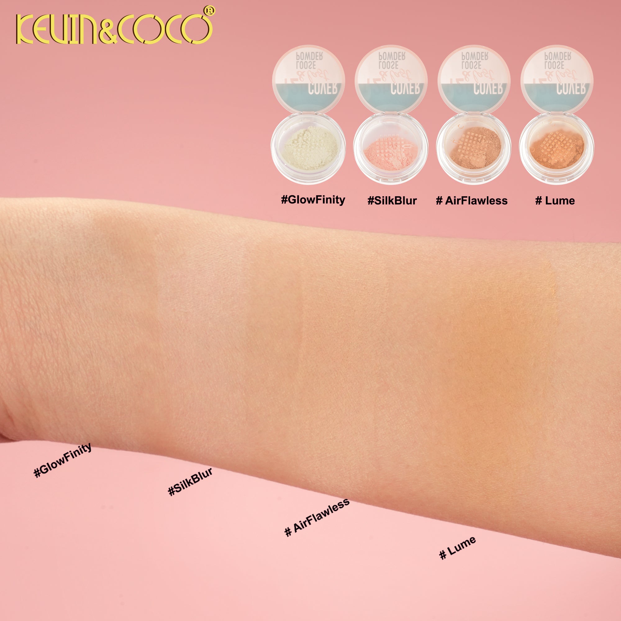 Luminous Sand Setting Powder-24PCS(KC1276) | KEVIN&COCO