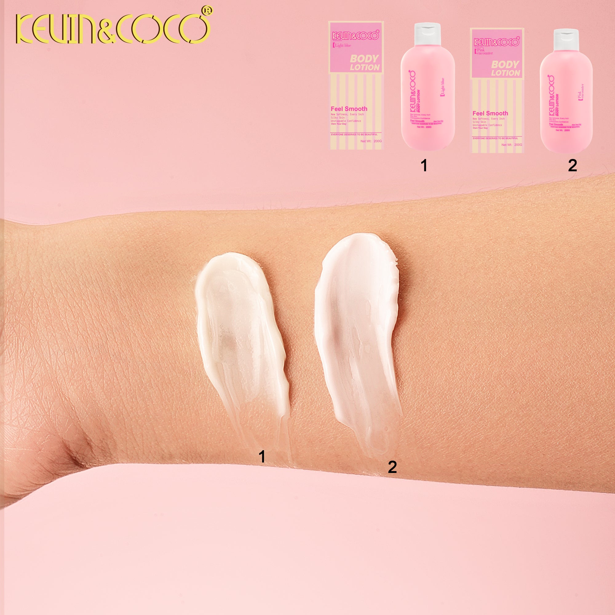 Perfume Scented Body Lotion 200ml-6PCS(KC1639/KC1640)