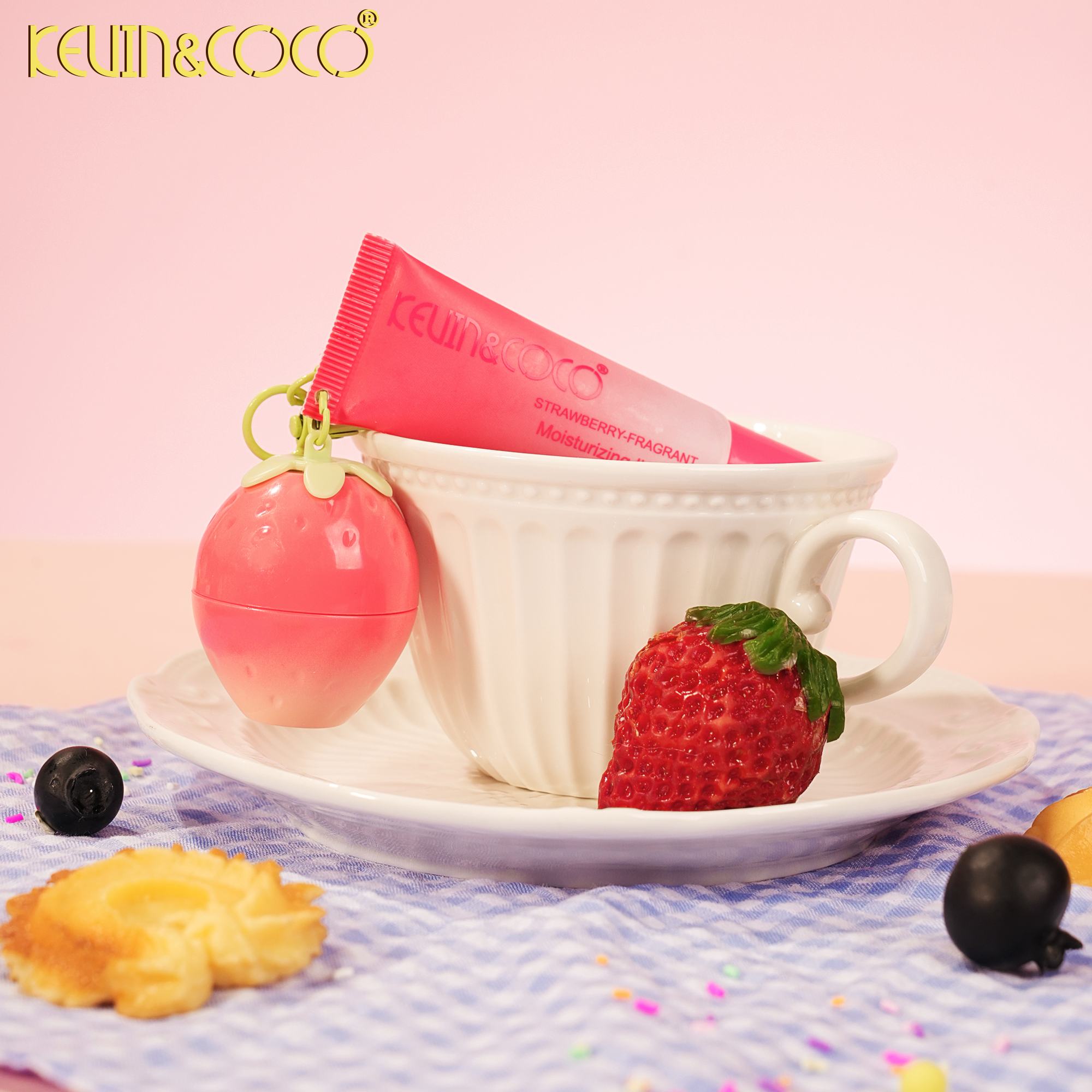 Strawberry Mood-Changing Lip Gloss & Lip Oil-12PCS(KC1370)