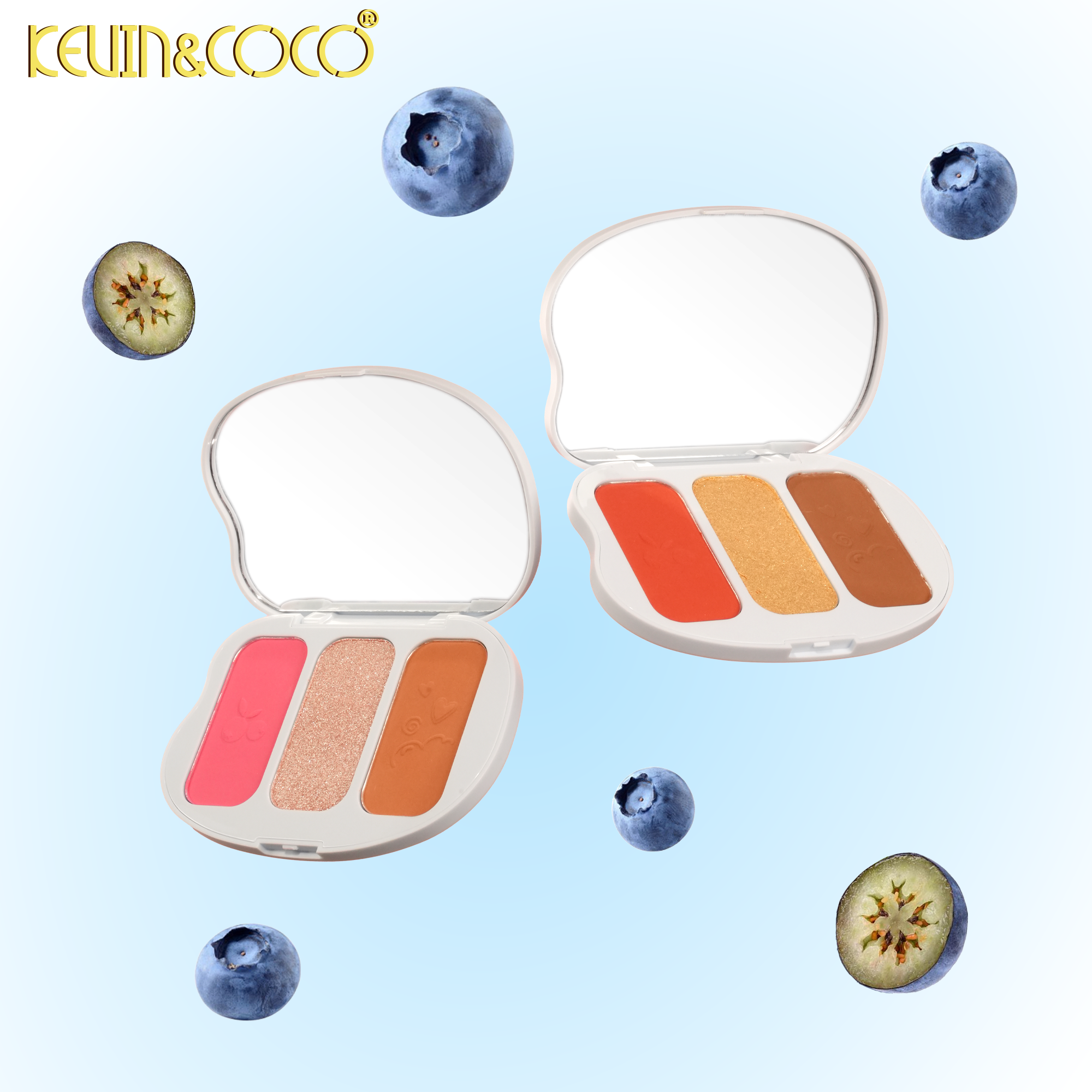 Strawberry Dog Eyeshadow & Face Palette-12PCS(KC1424/KC1425)