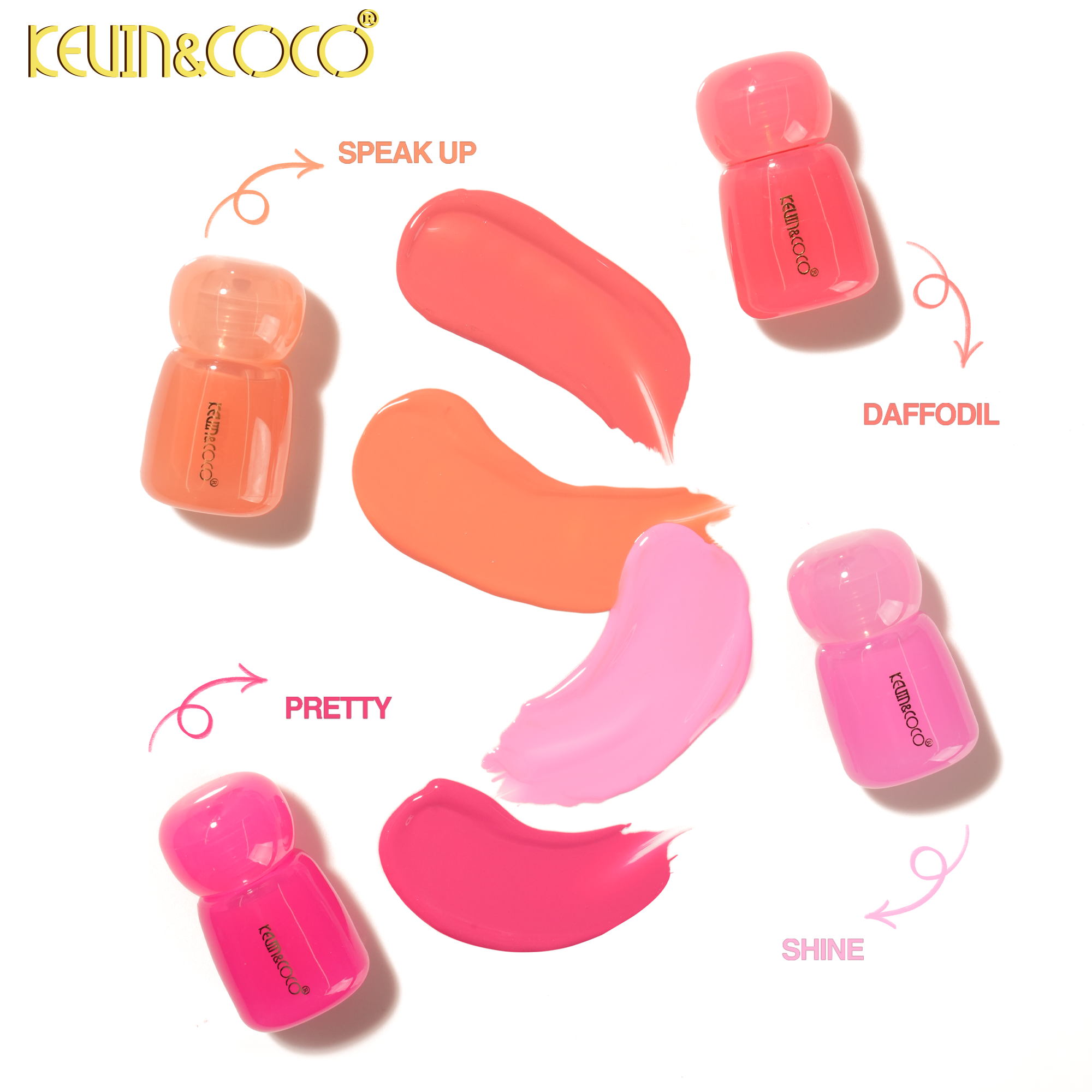 Spring Specimen Dual Lip Gloss Set-12PCS(KC1479)