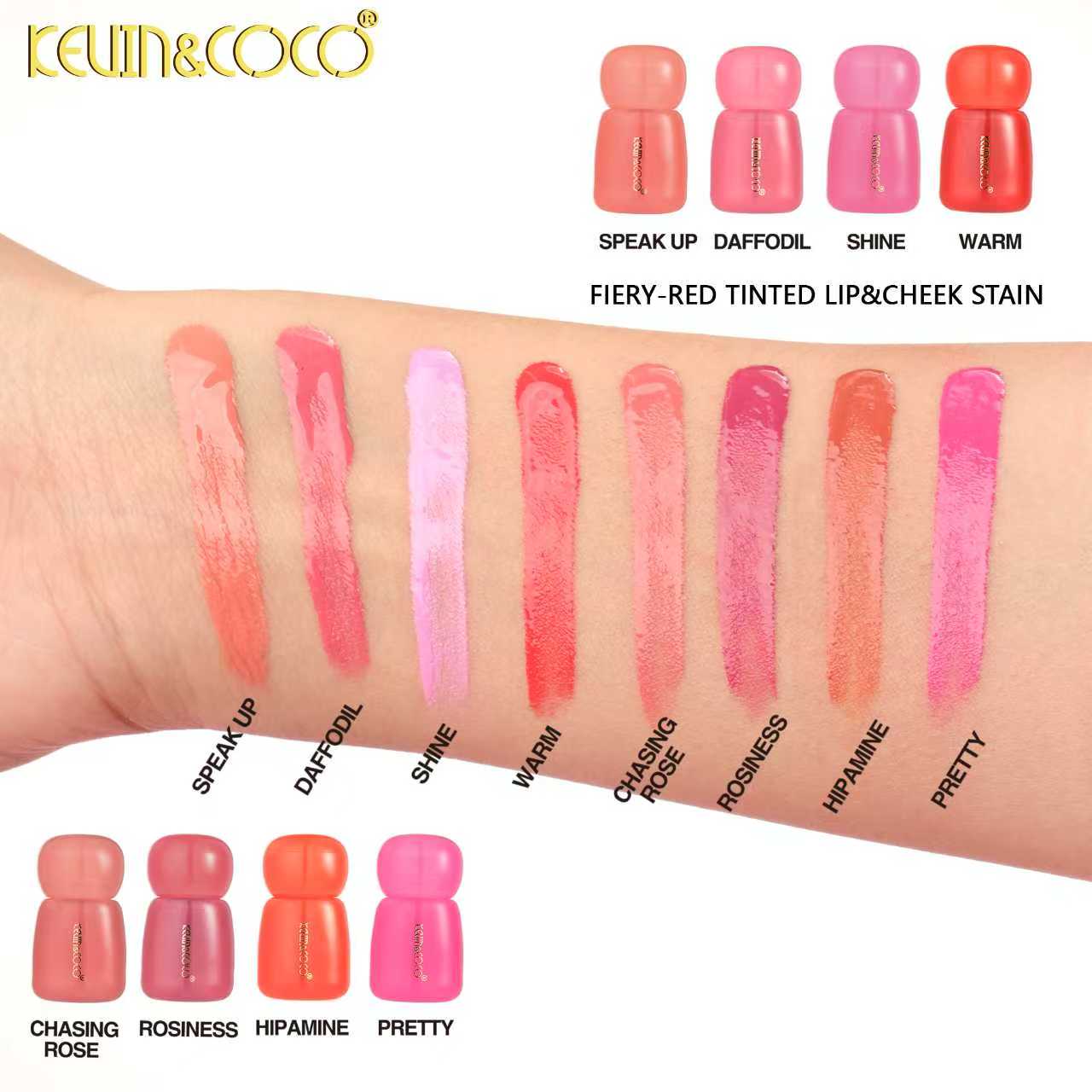 Spring Specimen Dual Lip Gloss Set-12PCS(KC1479)