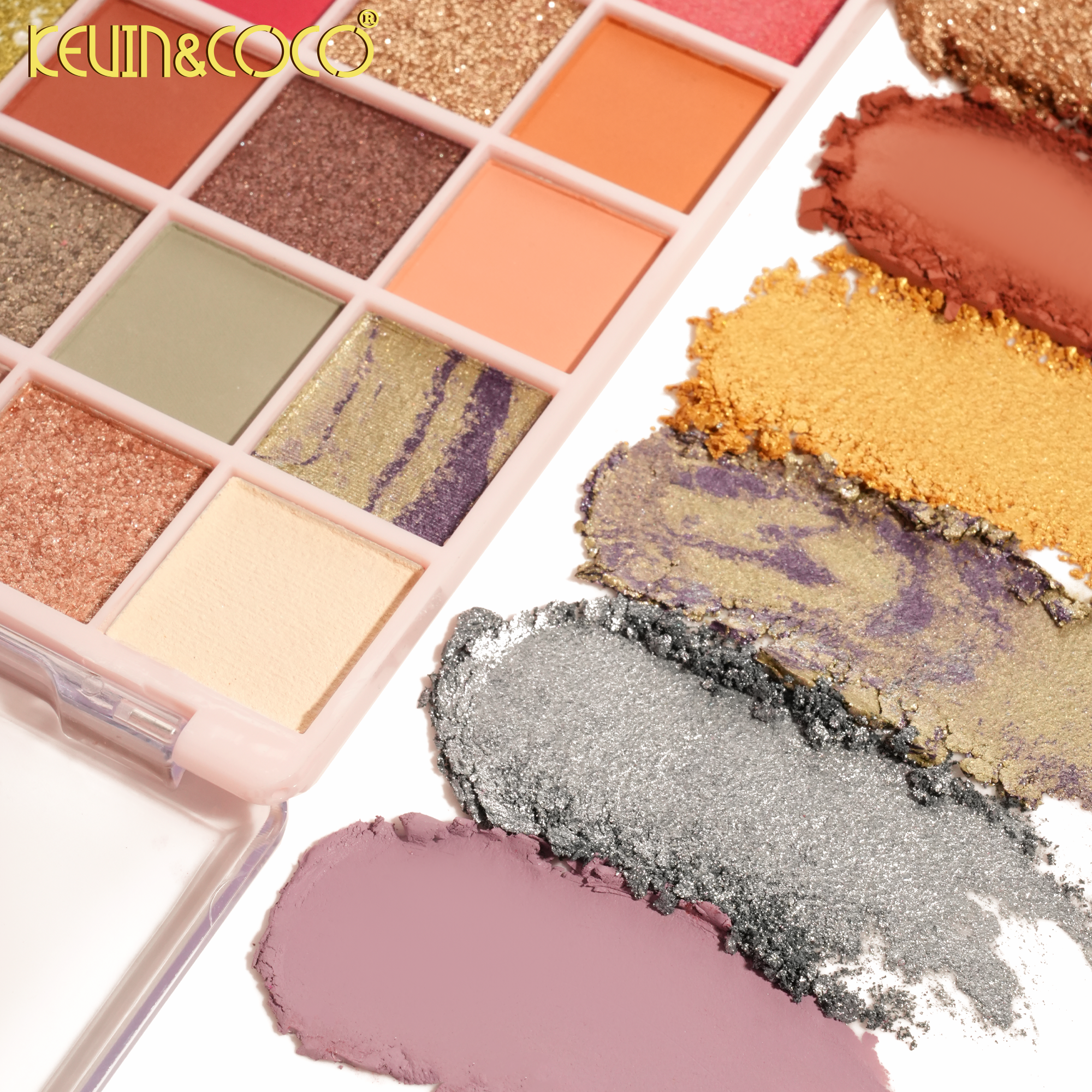 Fashion Girl 40-Color Eyeshadow Palette-6PCS(KC1332/KC1329)