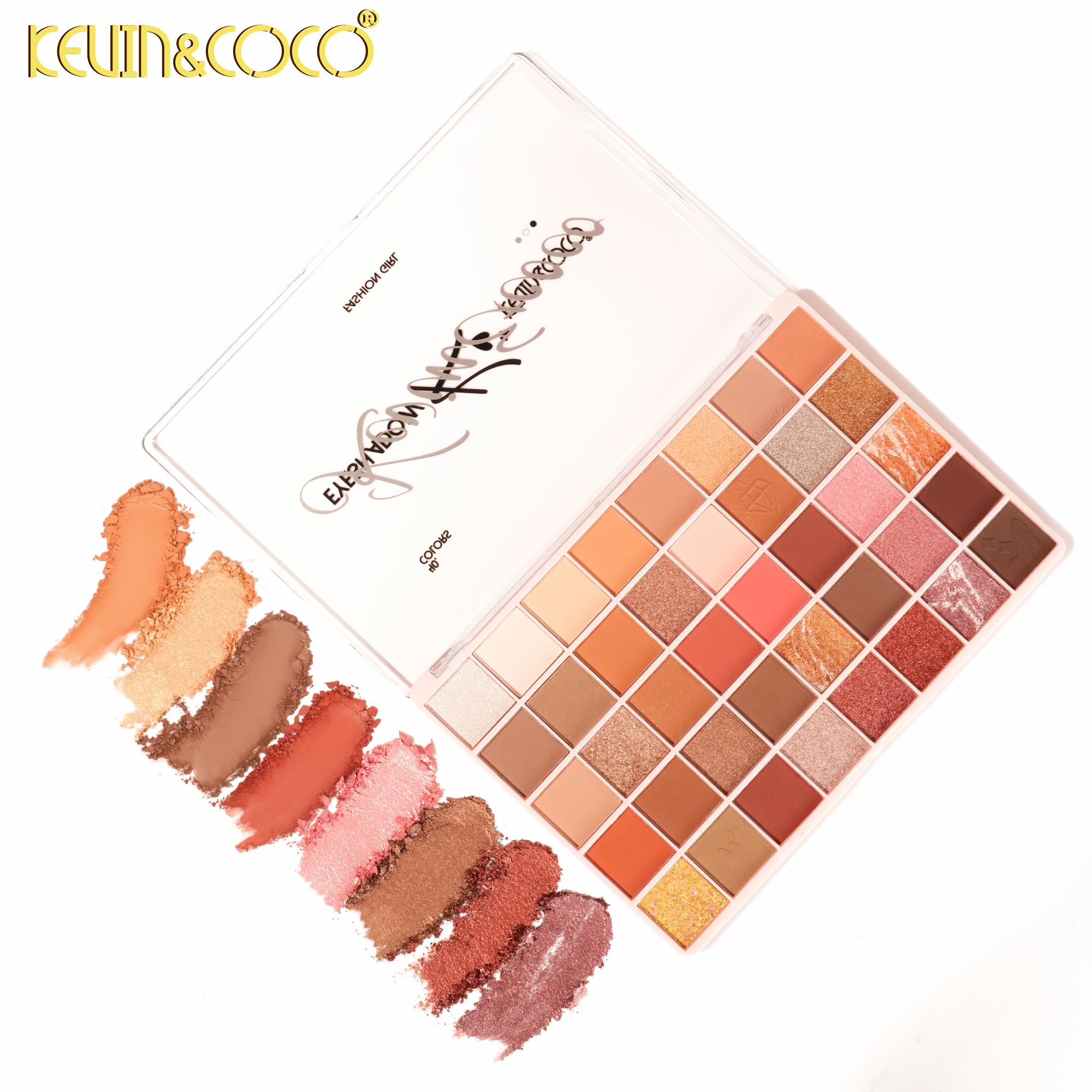 Fashionista 40-Color Eyeshadow Palette-6PCS(KC1332/KC1329)