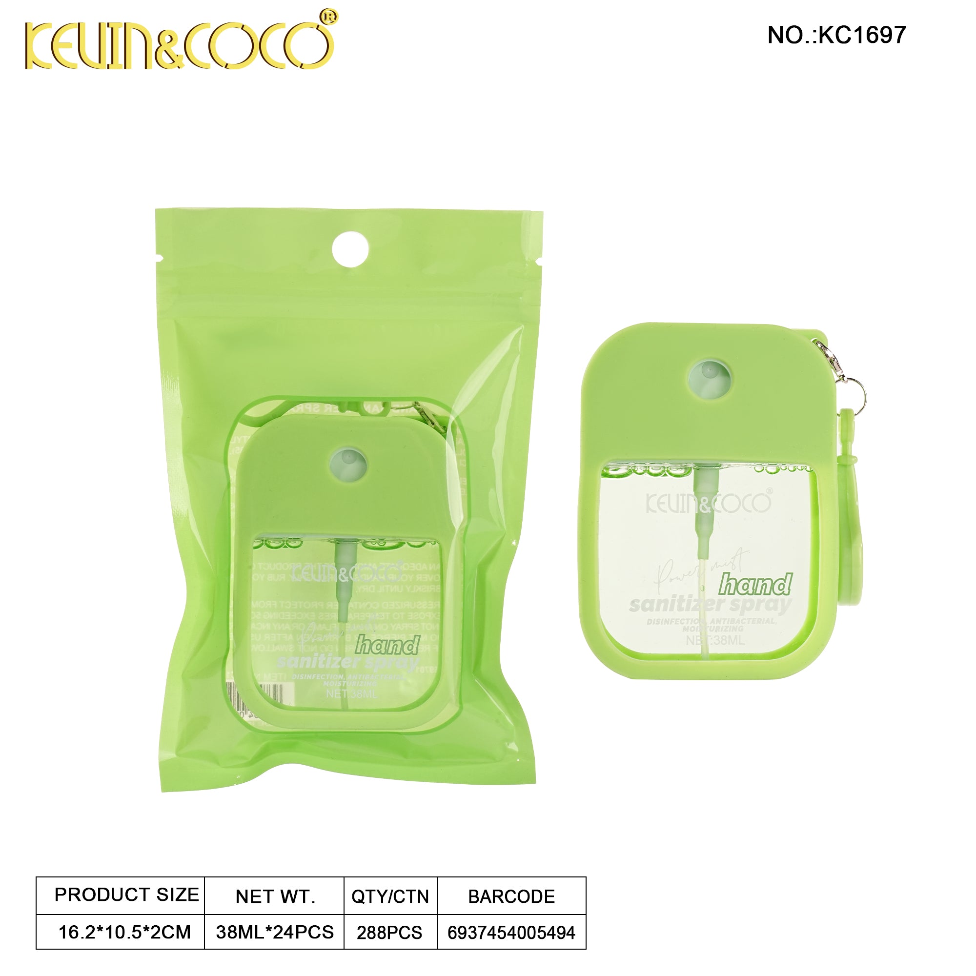 Bunny Buddy Foaming Hand Sanitizer 24PCS (Peach / Strawberry / Watermelon)-KC1695/KC1696/KC1697