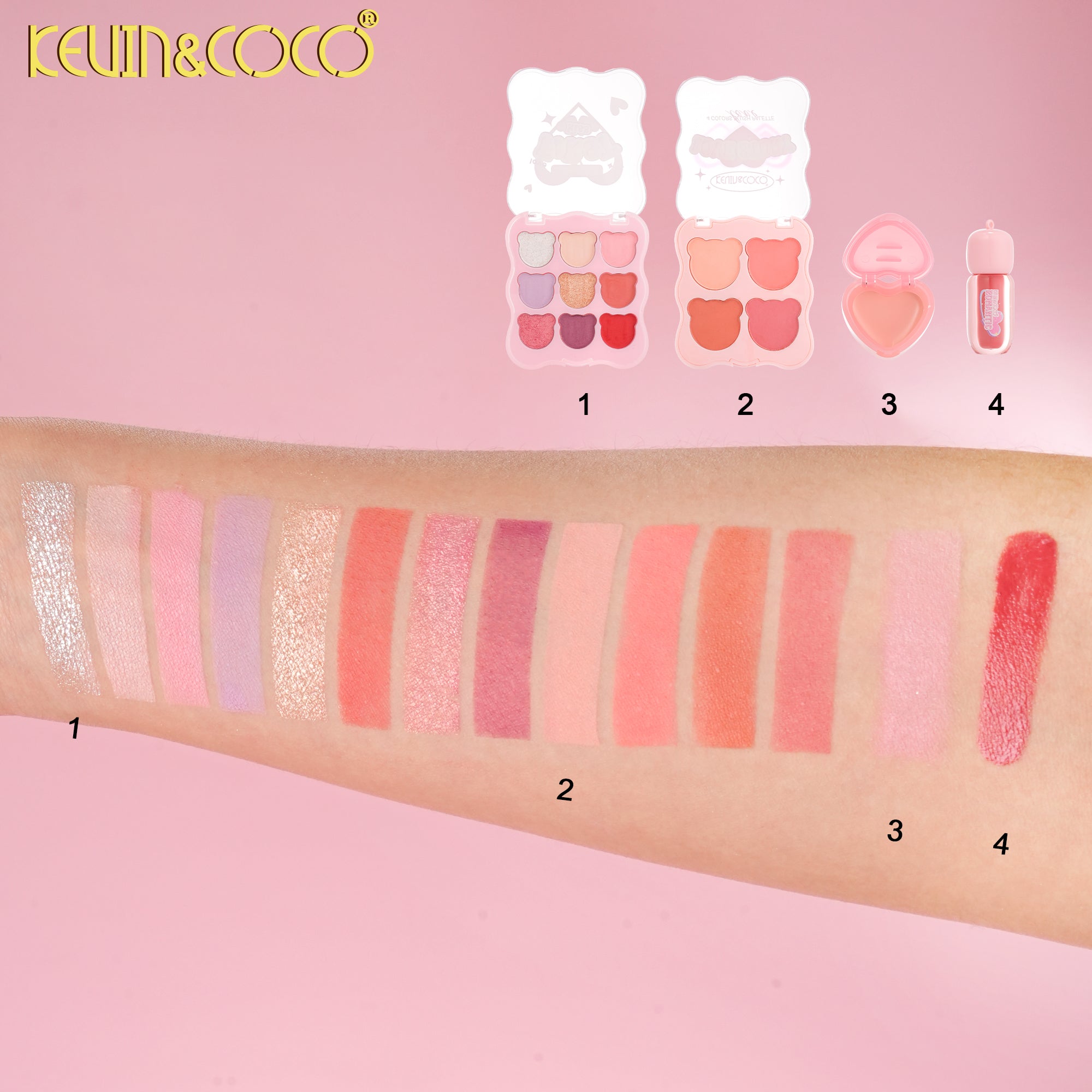 Valentine's Day Makeup Essentials Set-6PCS(KC1547)