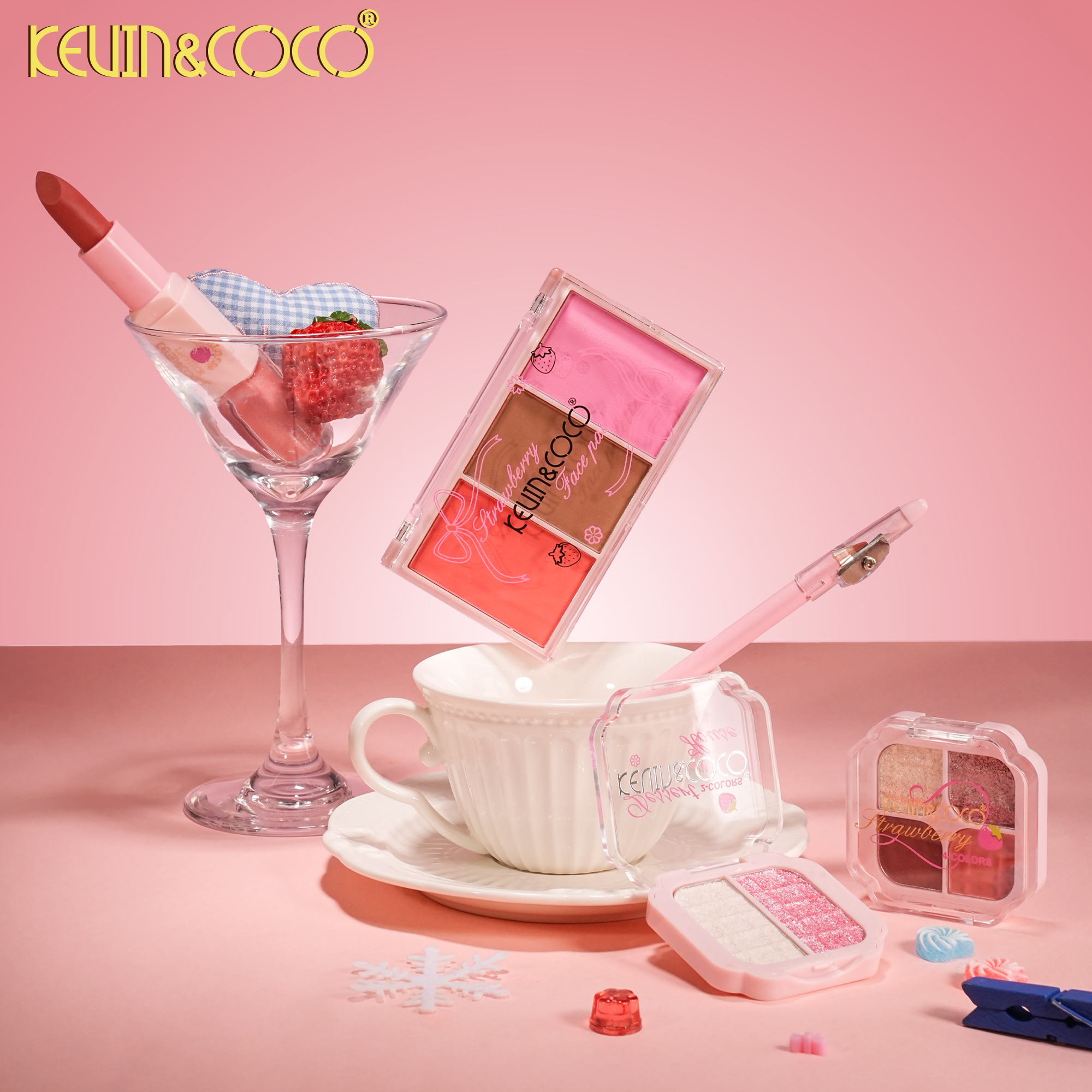 Strawberry Dessert House Set-6PCS(KC1631)