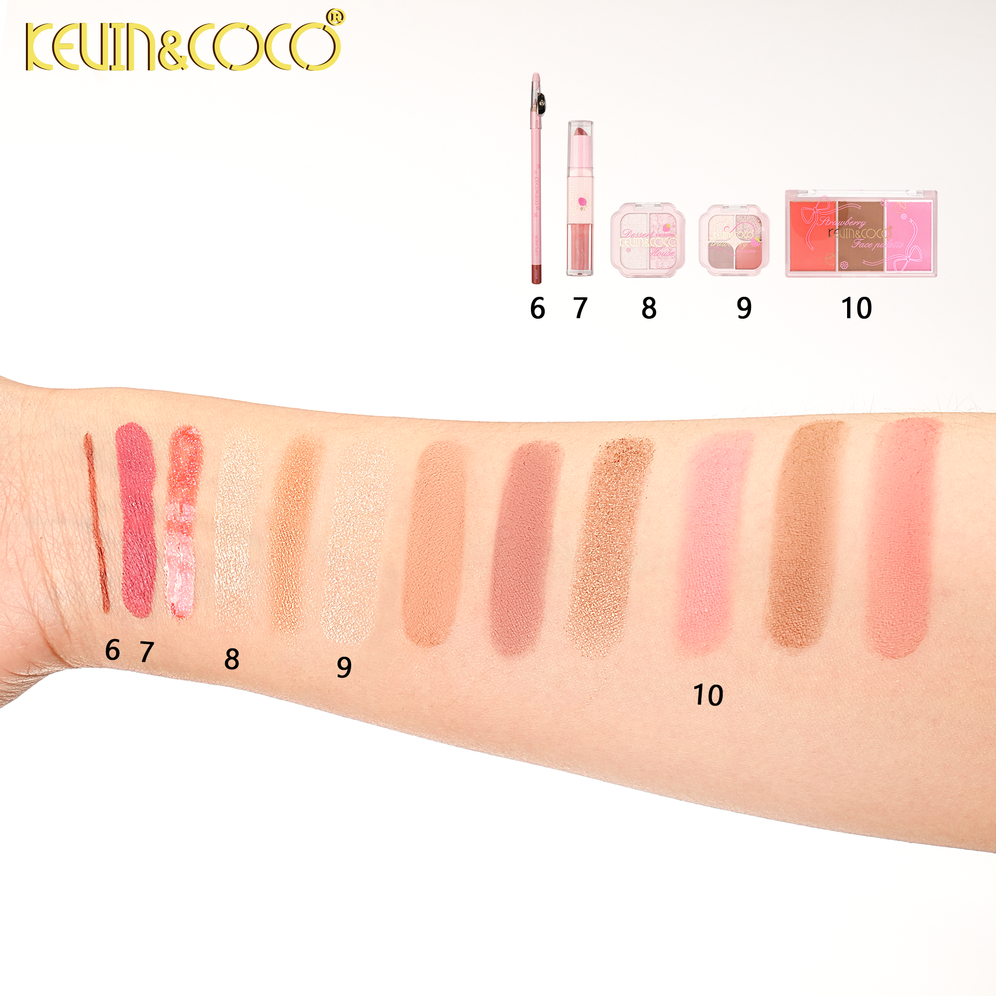 Strawberry Dessert House Set-6PCS(KC1631)