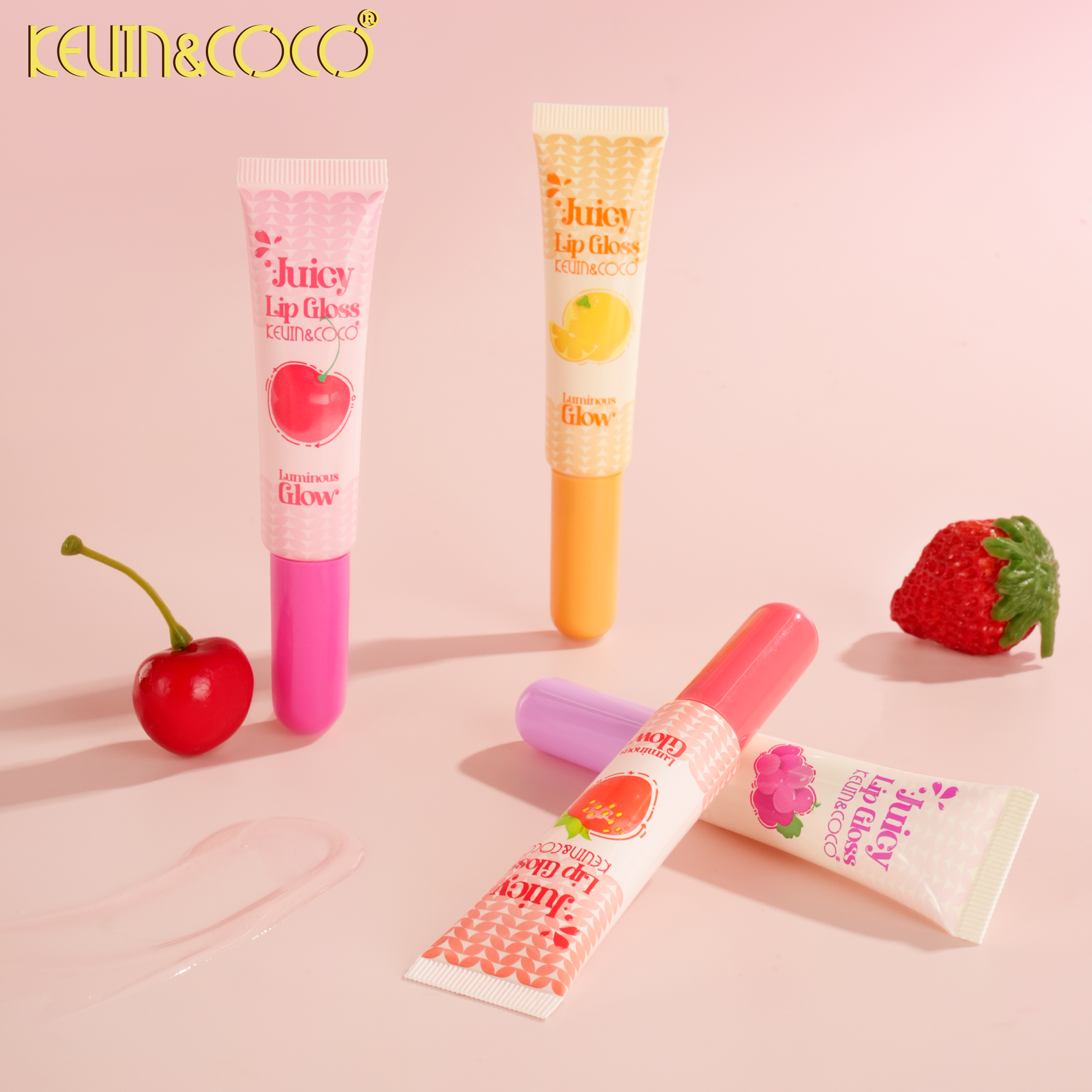 Glow & Juice Fruit-Infused Lip Gloss-36PCS(KC1285)